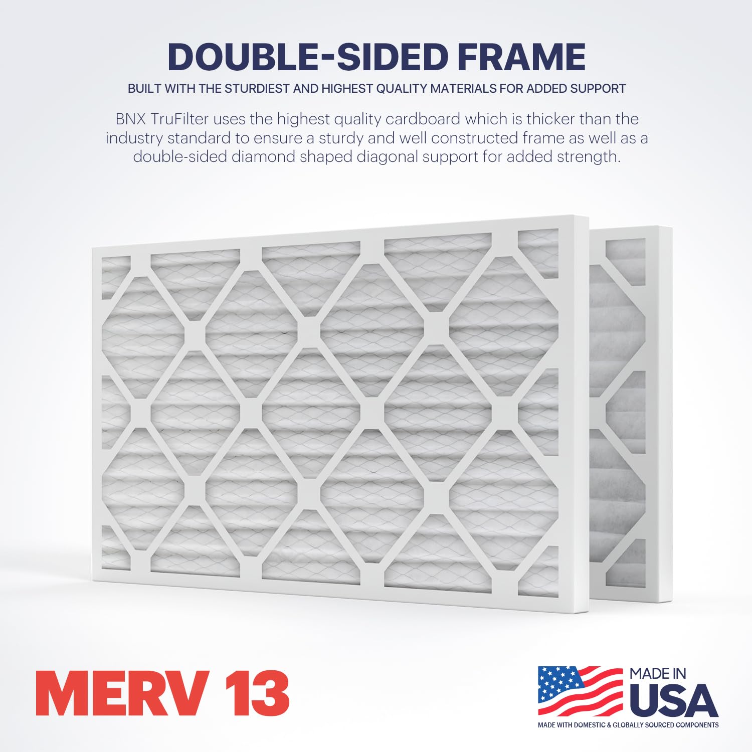 TruFilter 10x24x1 Air Filter MERV 13 (4 Count)