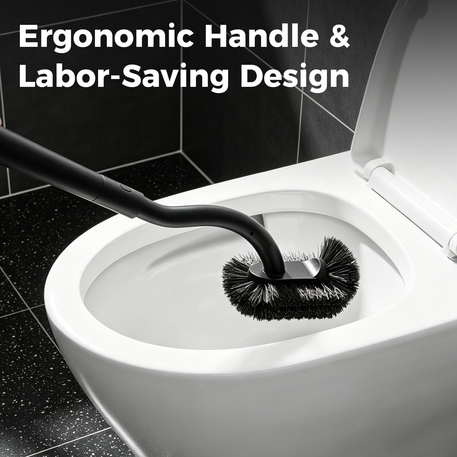 Toilet Bowl Brush and Holder