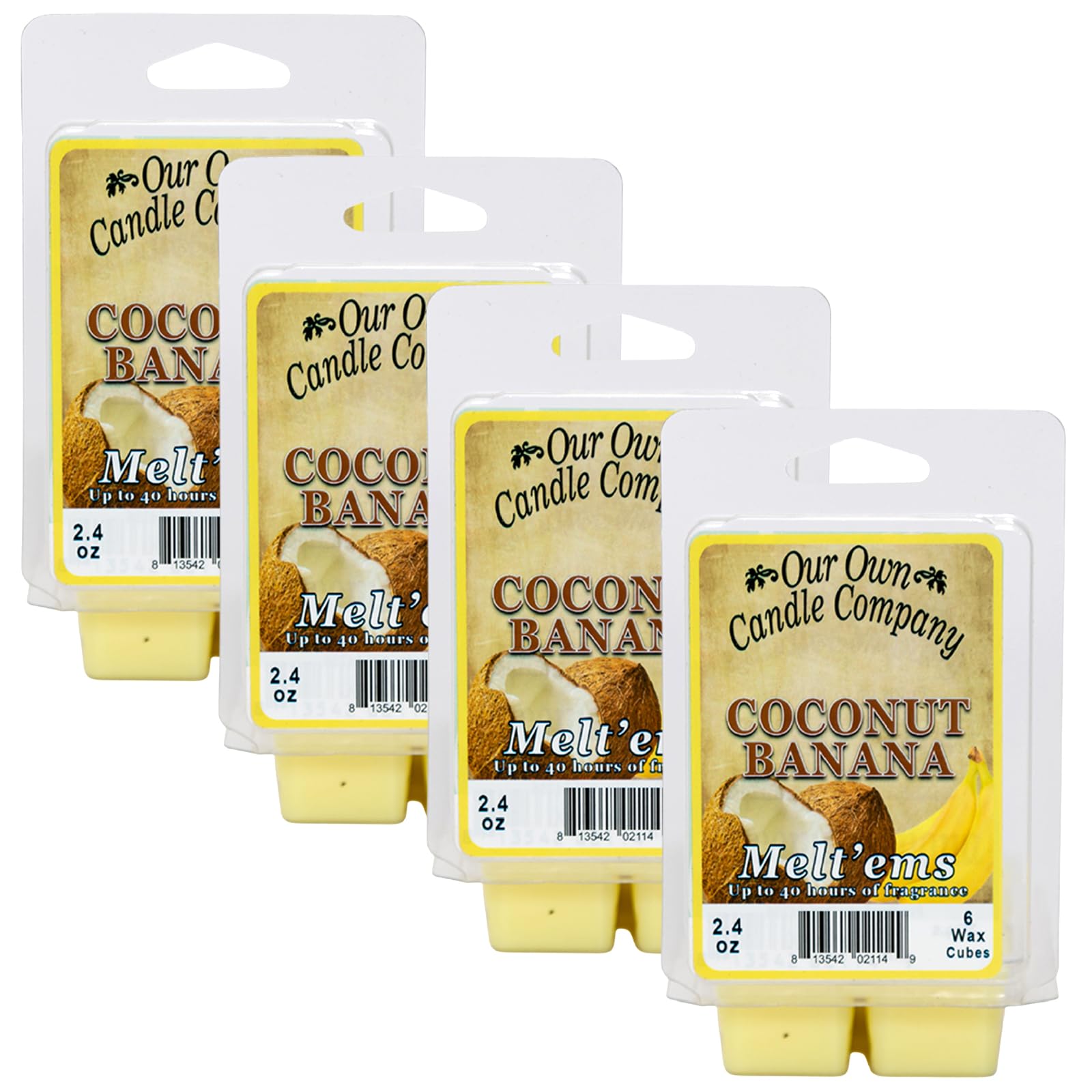 Coconut Banana Wax Melts (9.6 Ounce)