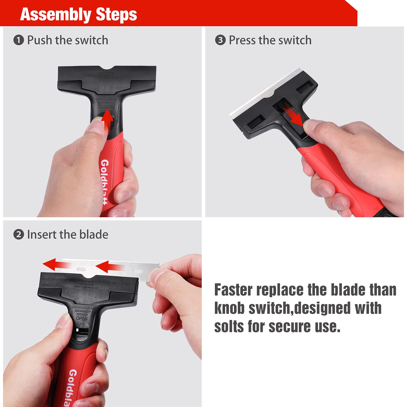 2 Piece Razor Scraper Tool with 20
