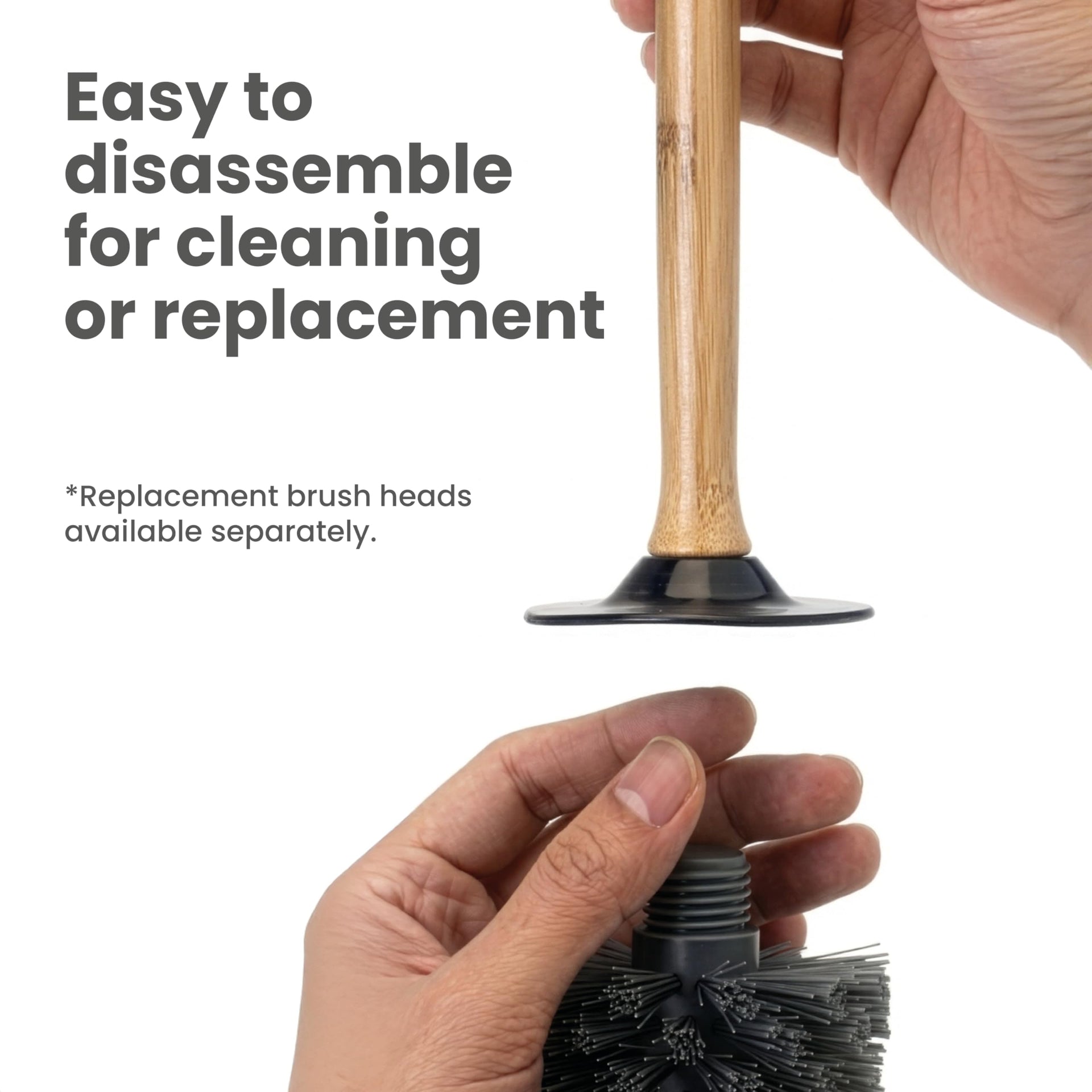Zense Toilet Brush and Holder Set