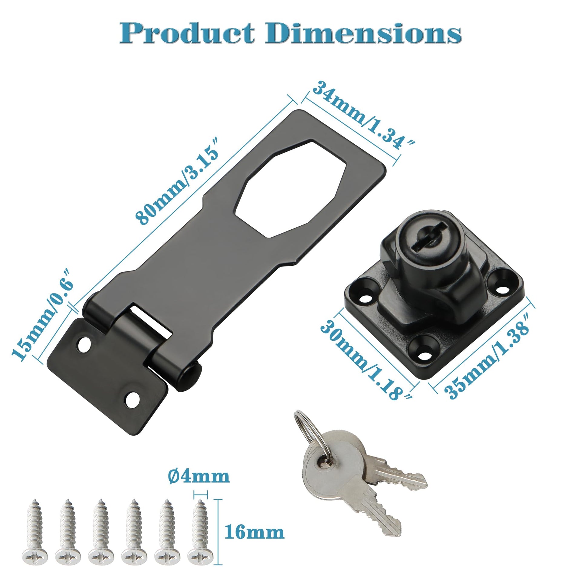 Keyed Hasp Latch