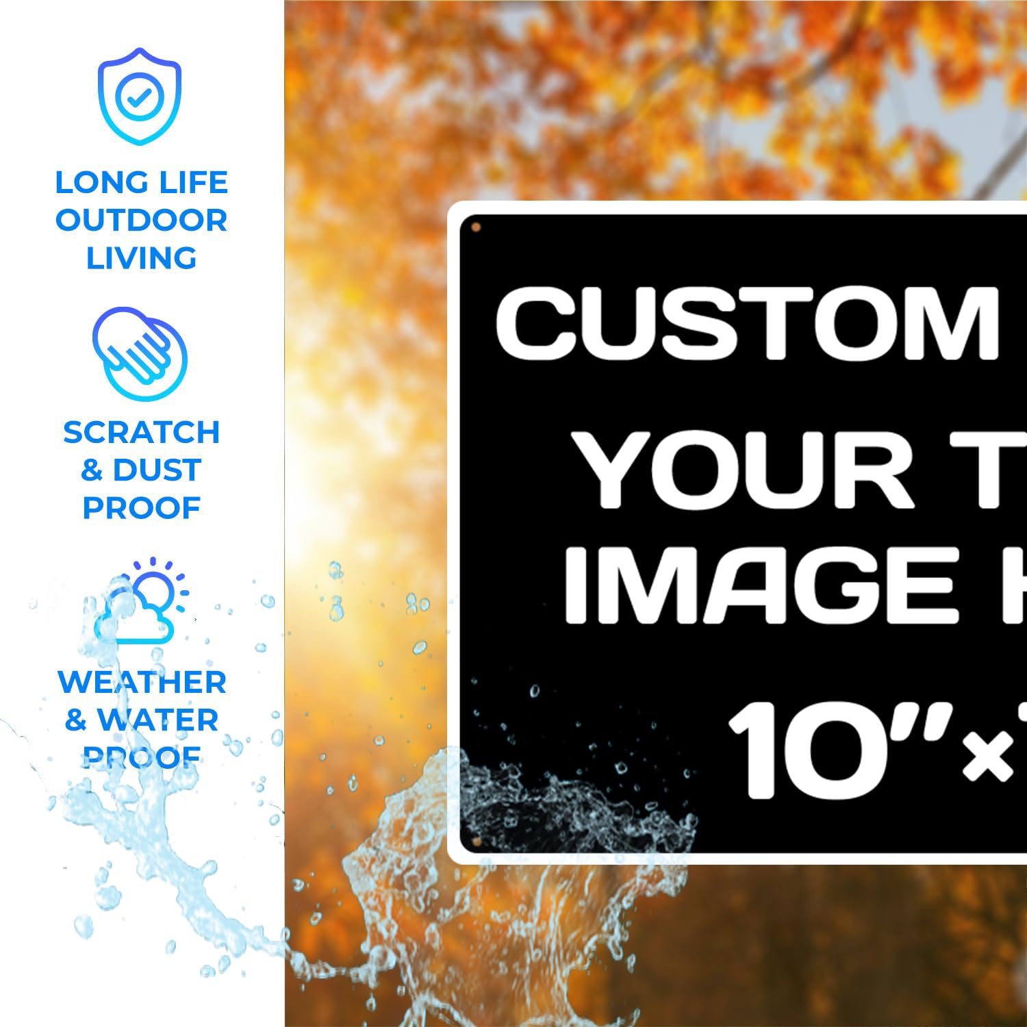 Aluminum Weatherproof Metal Signs