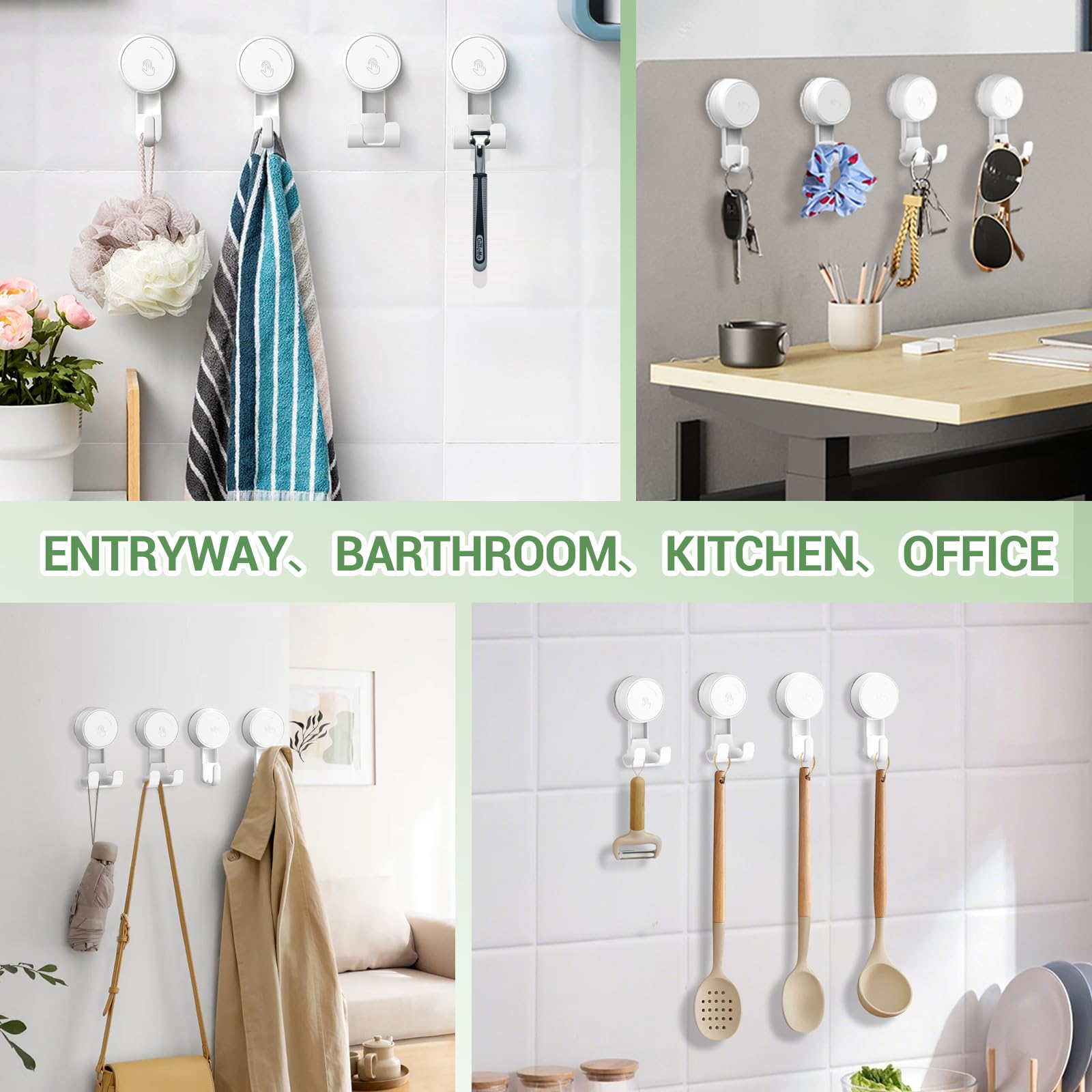 Suction Hooks Powerful Vacuum Suction Cup Hooks