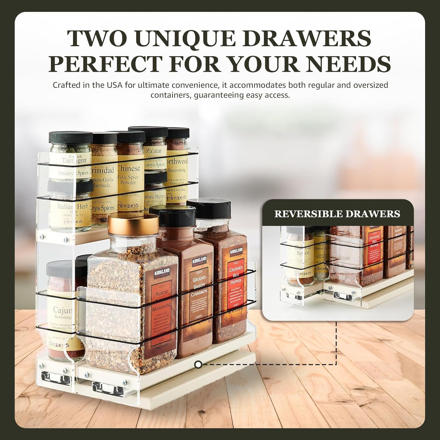 Combo Spice Rack Drawer