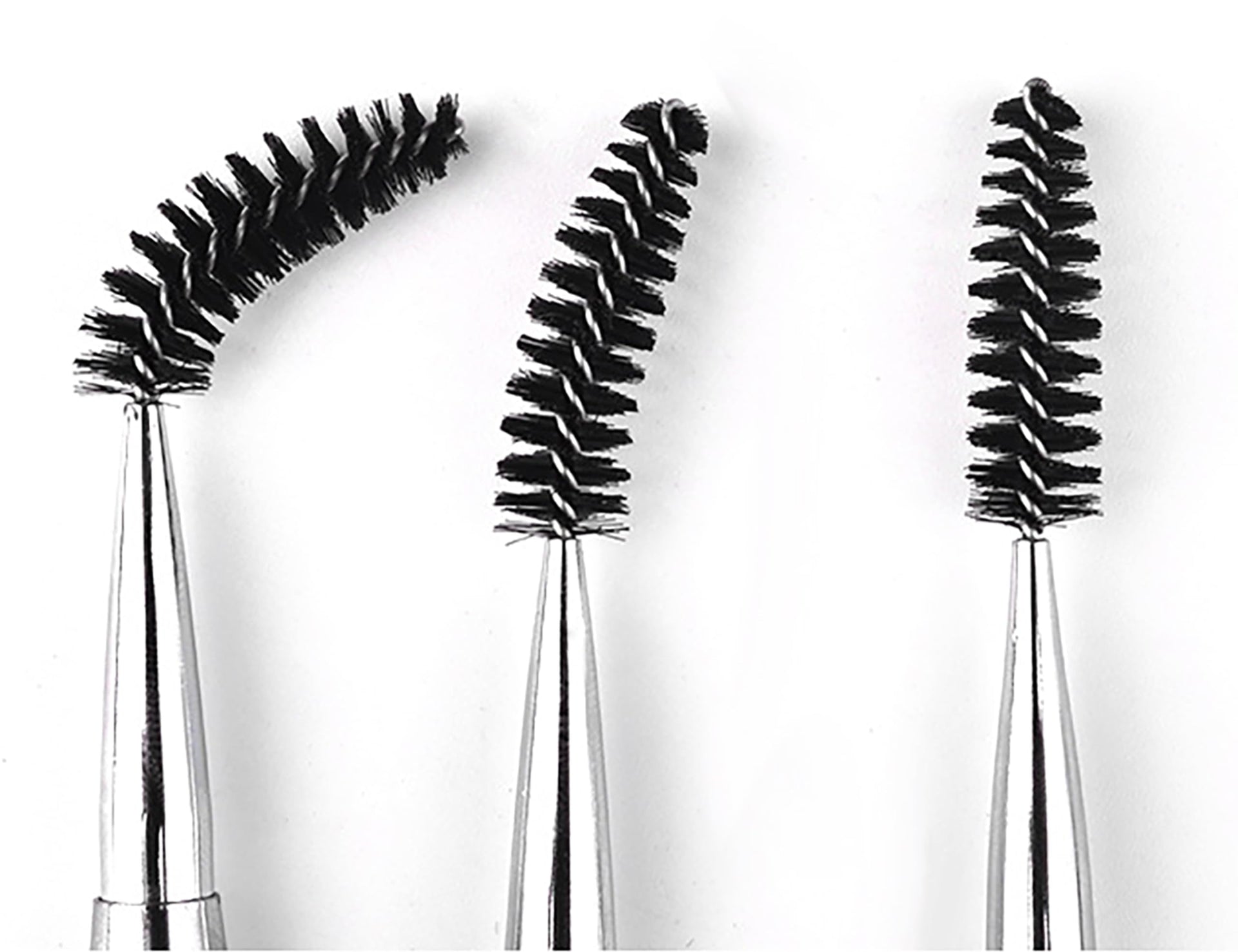 2PCS Mascara Brushes Eyebrow Eyelash Brushes Mascara Wands Spooly Applicators Eye Brushes Portable Cosmetic Brushes with Cap Spoolies Brushes for Eyelash Extensions and Eyebrows (2 Count)