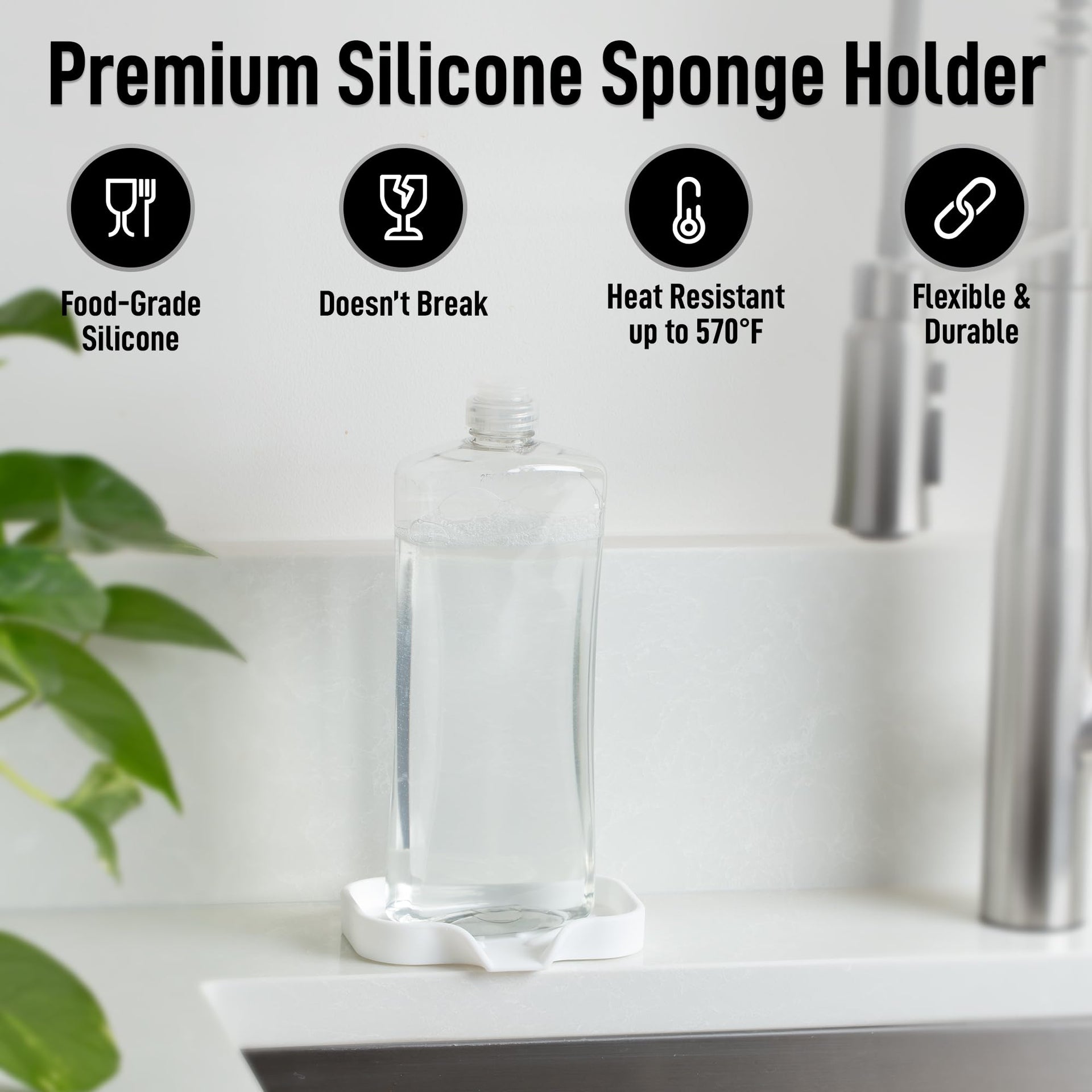 Small Silicone Sponge Holder