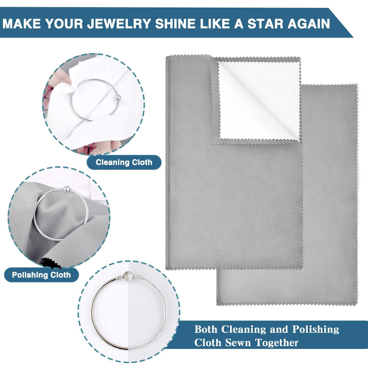 Silver Polishing Cloth (4 Count)