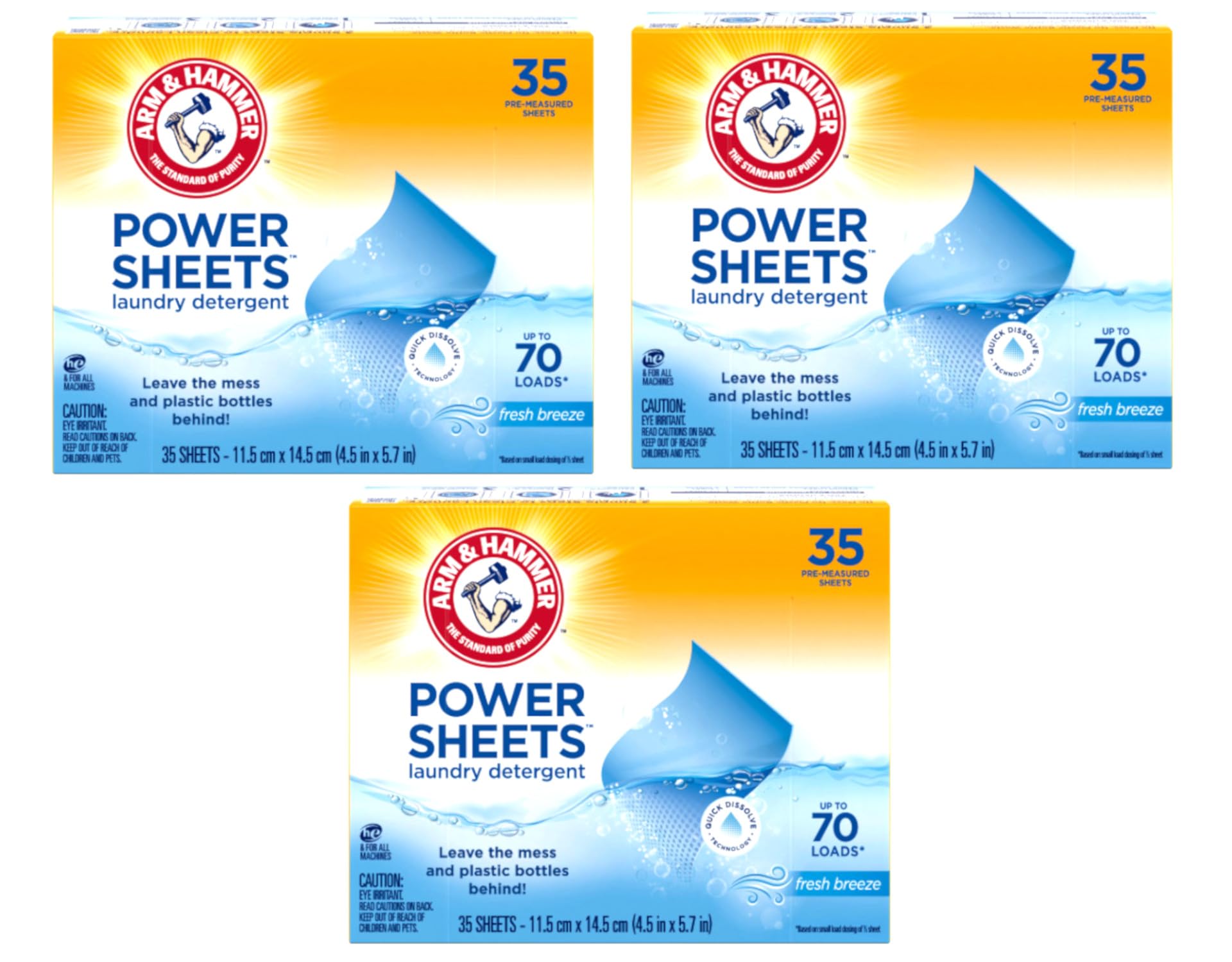 Laundry Detergent Power Sheets (105 Count)
