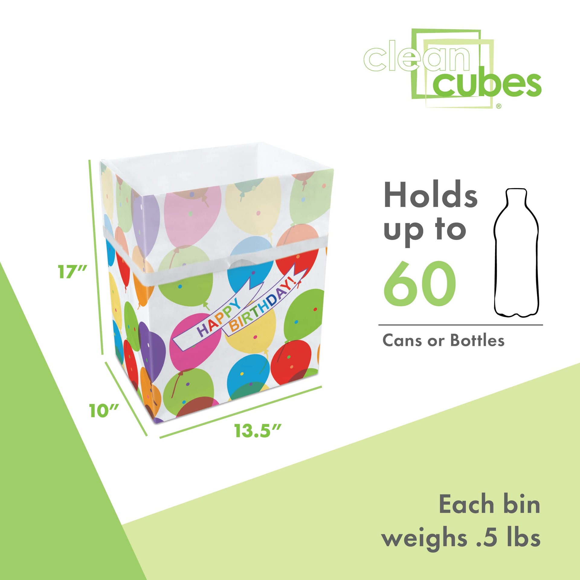 13 Gallon Disposable Pop (6 Count)