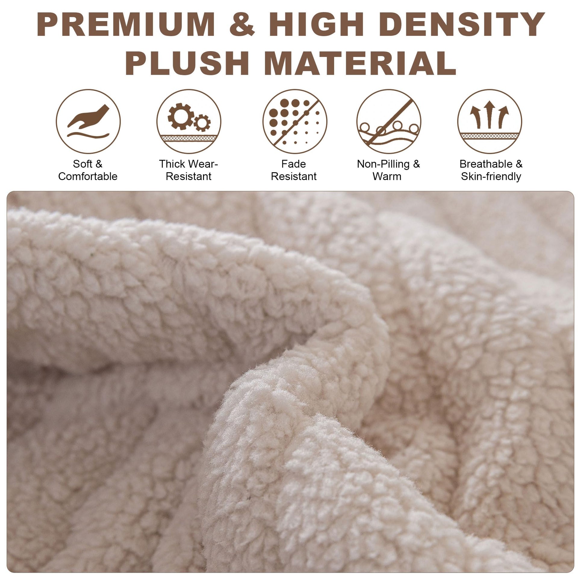 Sofa Covers for 3 Cushion Couch Washable (3 Count)