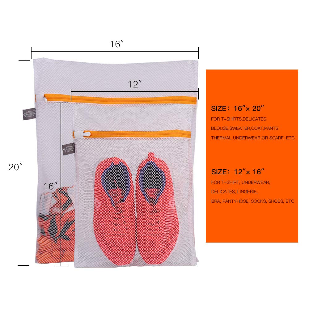 Laundry Bags Mesh Wash Bags (2 Count)