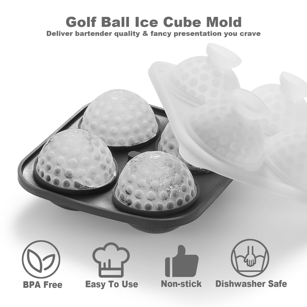 3D Golf Ice Cube Tray
