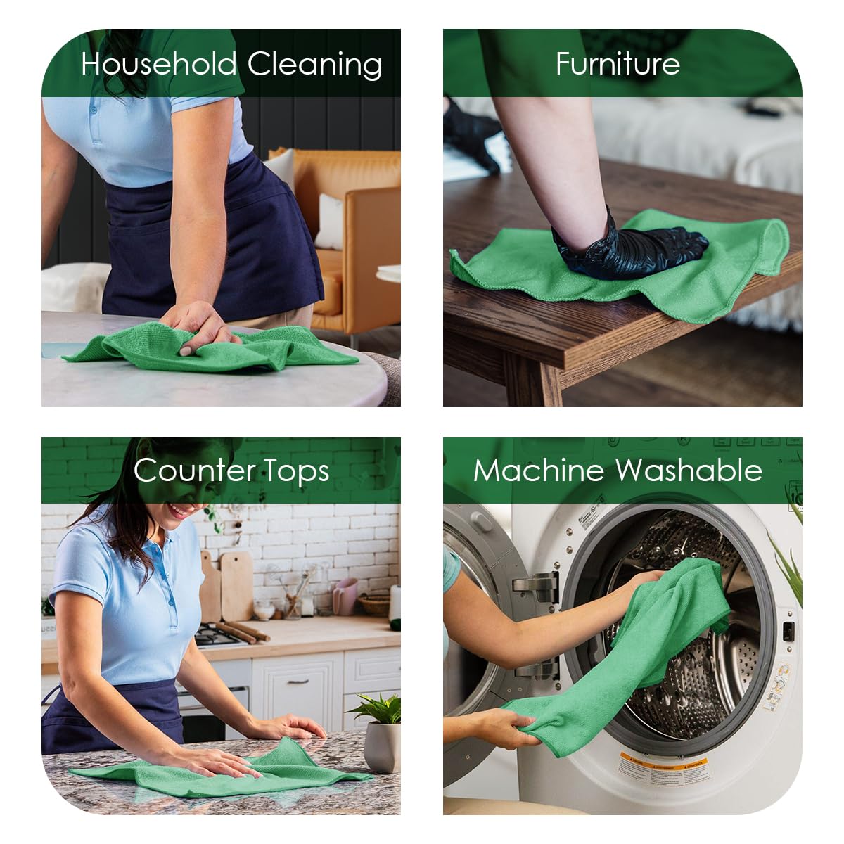 Microfiber Cleaning Cloths (36 Count) - ModHome Supplies