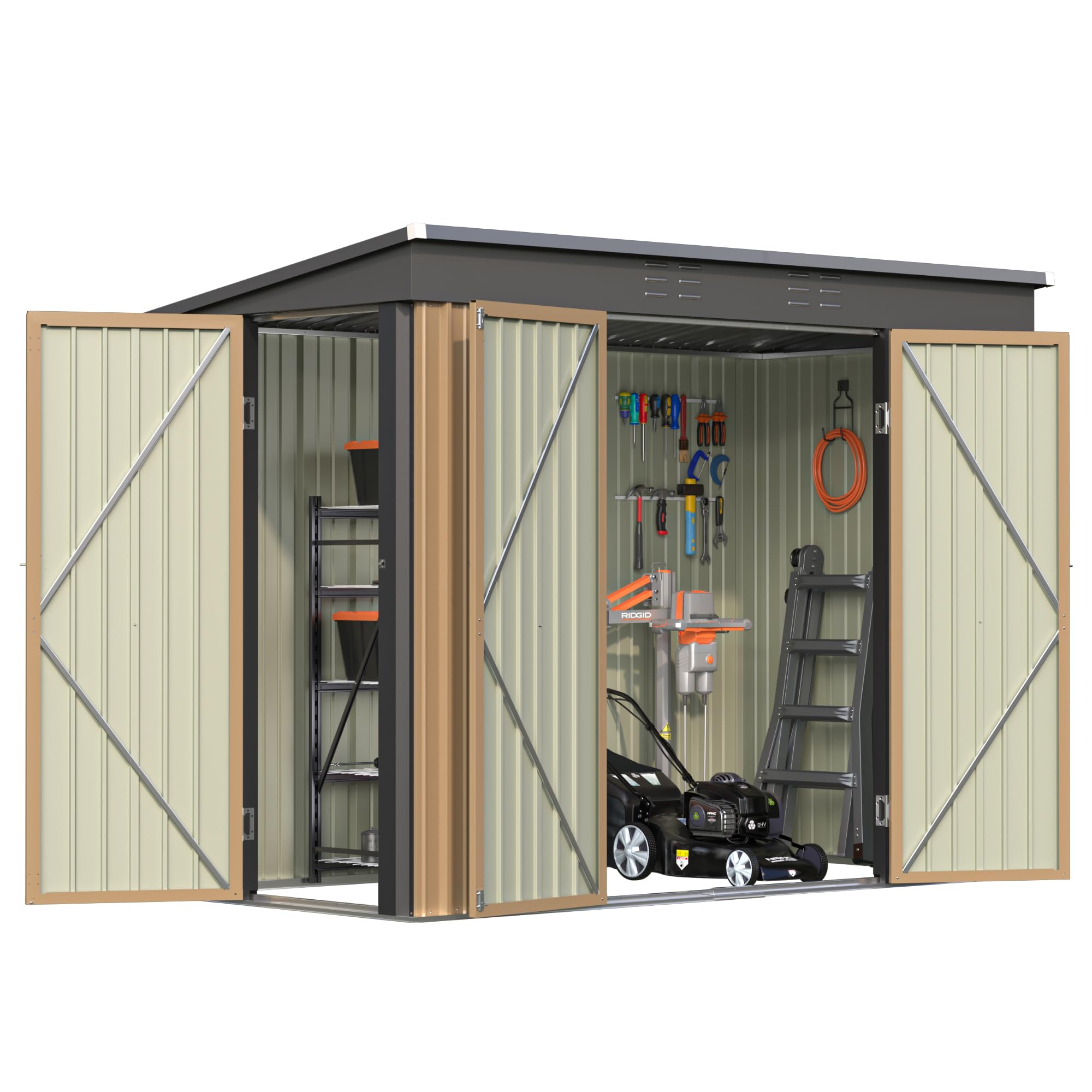 8x4FT Outdoor Storage Shed