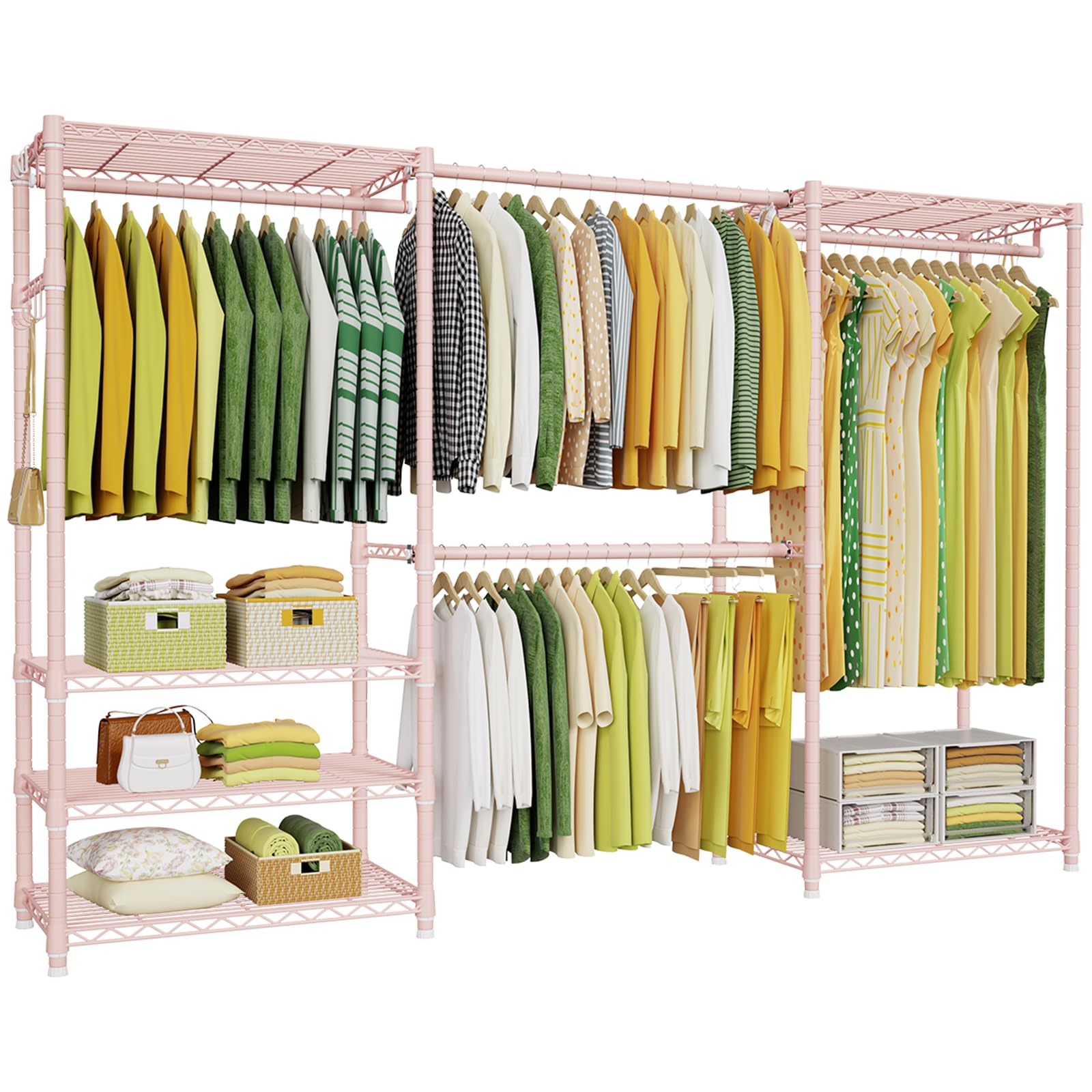 E1 Heavy Duty Closet Garment Rack