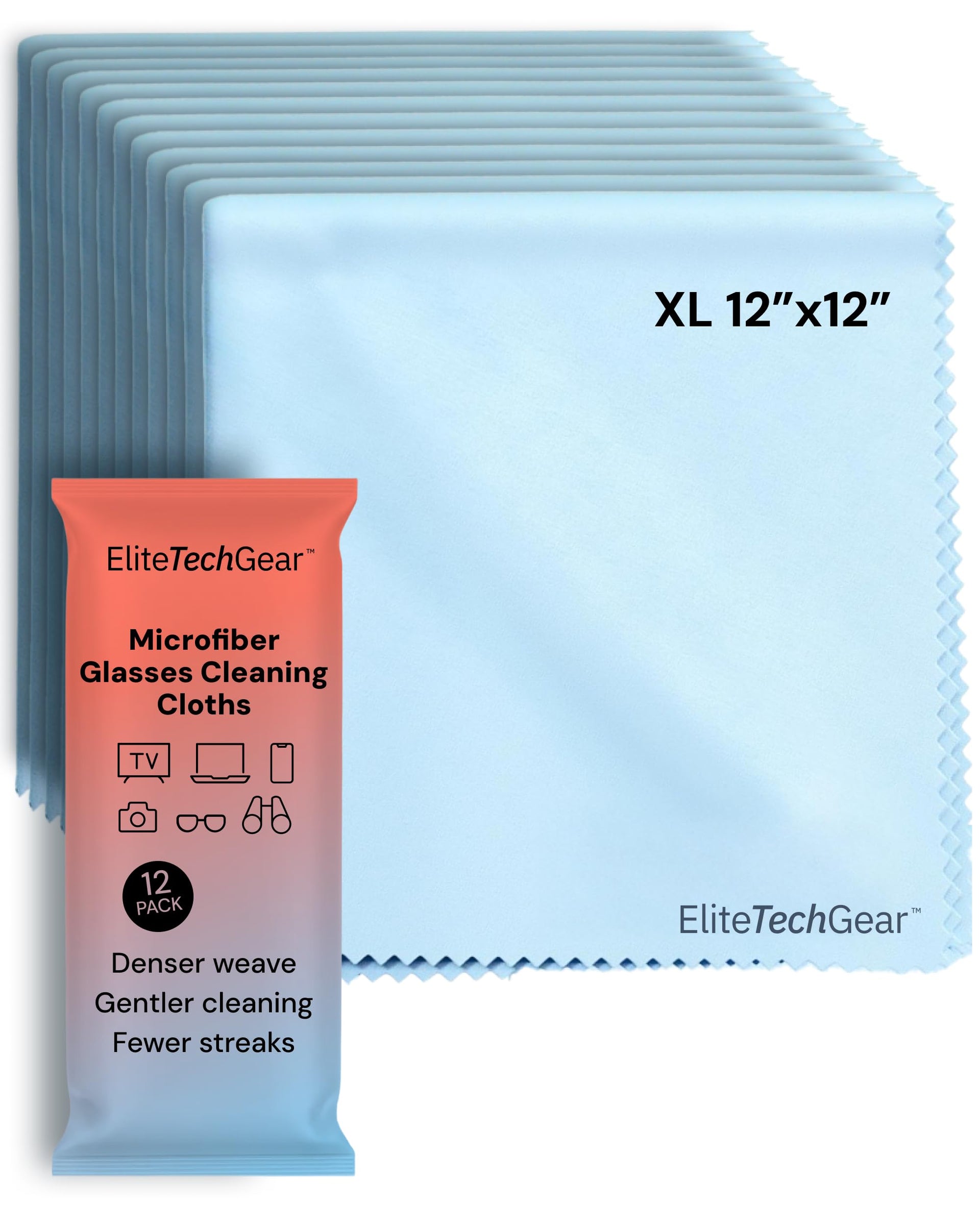 Microfiber Cleaning Cloth (12 Count)