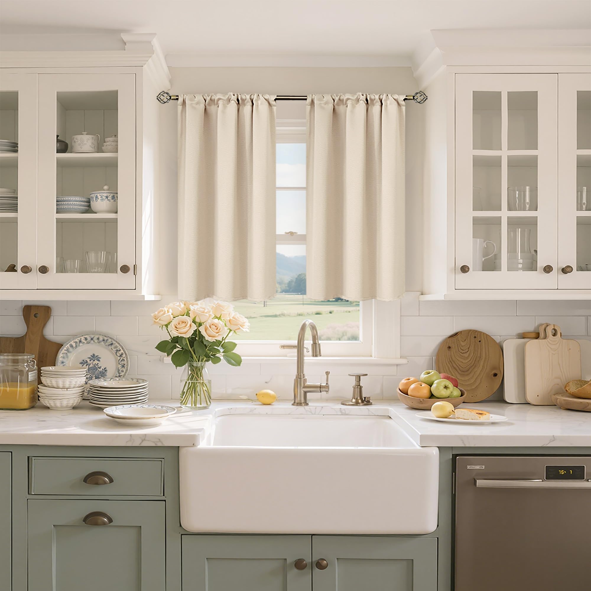 Cafe Curtains 30 Inch Length (2 Count)