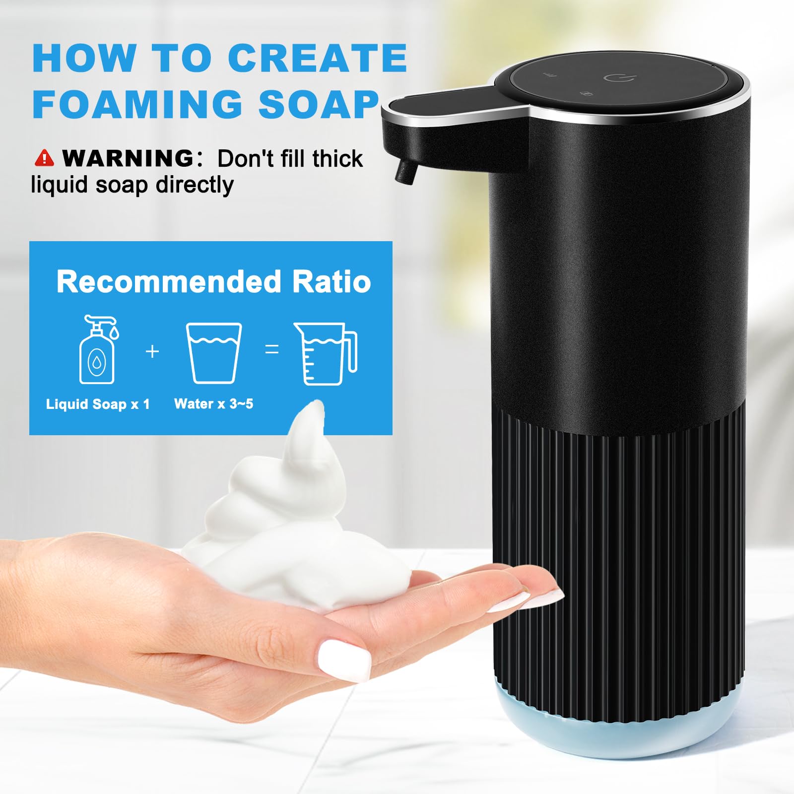 Automatic Foaming Soap Dispenser (2 Count)