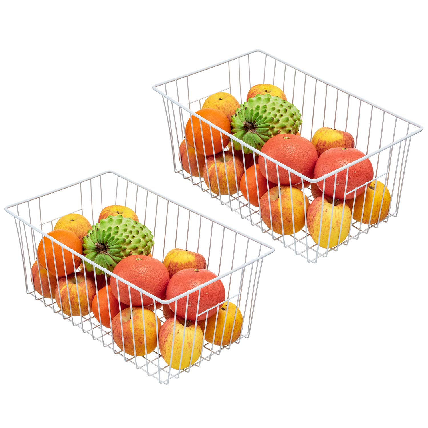 16inch Freezer Storage Organizer Baskets (3 Count)