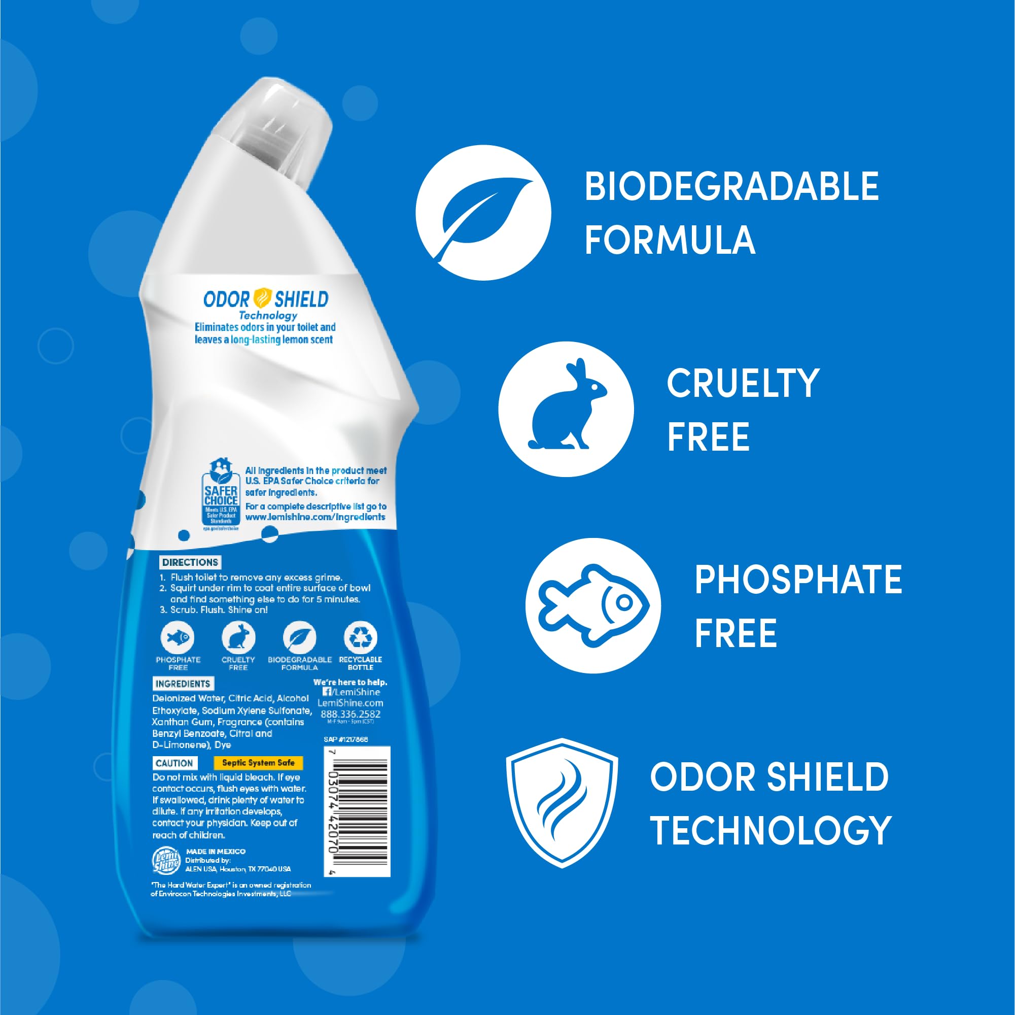 Bleach Free Toilet Bowl Cleaner (144 Ounce)