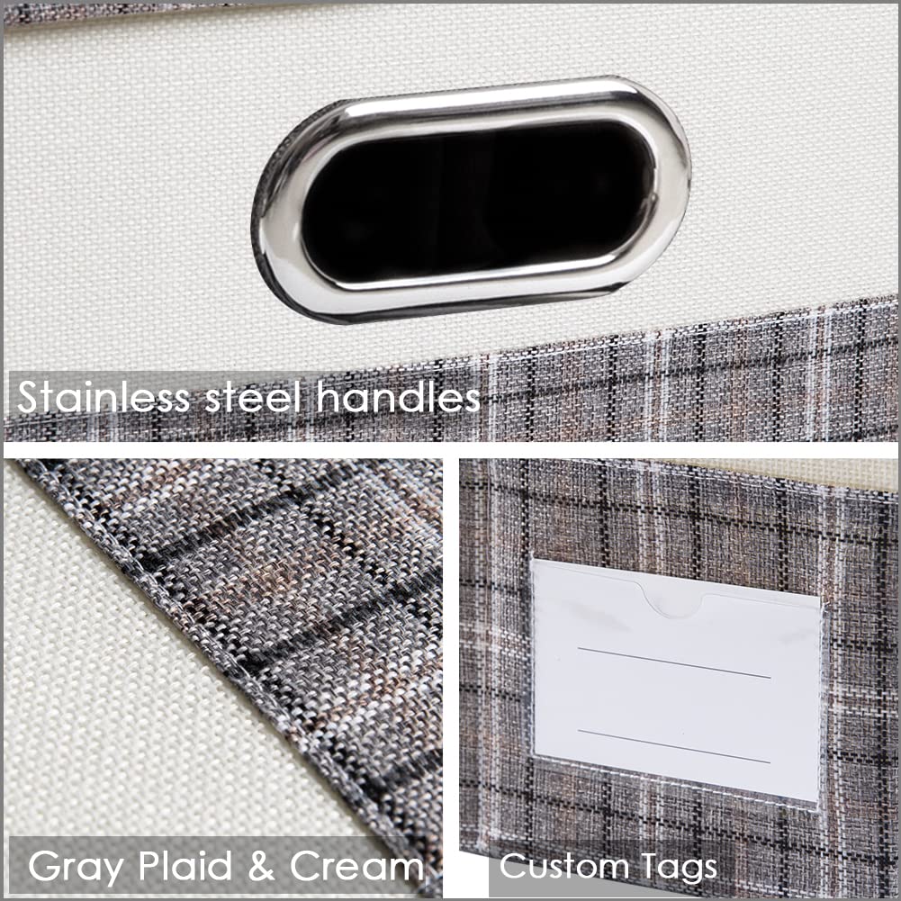 Collapsible Storage Bin with Lid [3 (3 Count)