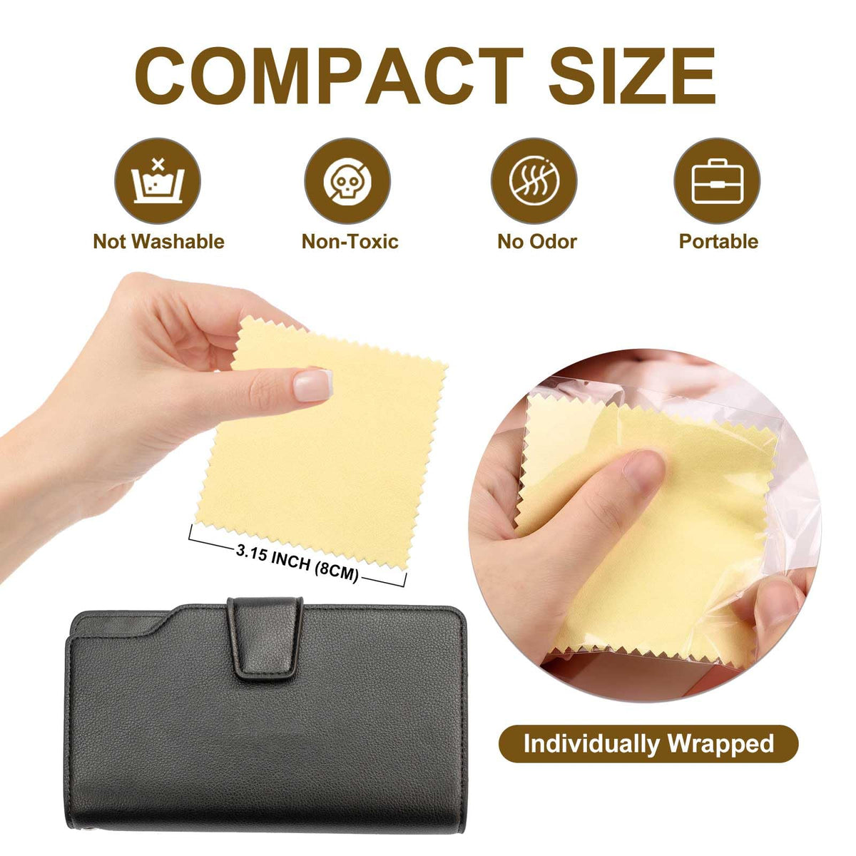 Jewelry Cleaning Cloth (50 Count)
