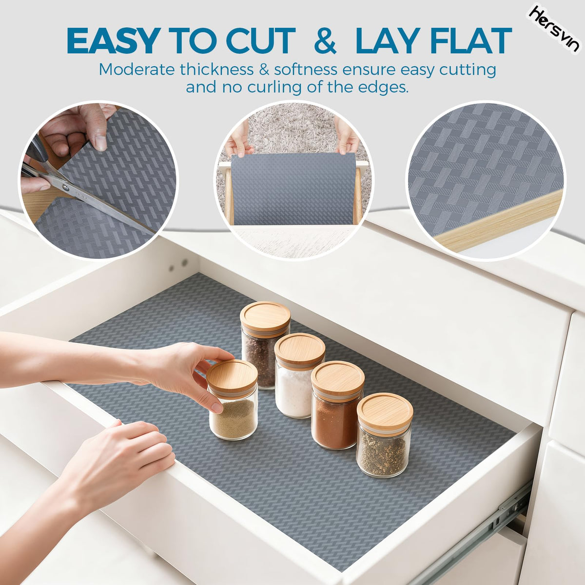 Shelf Liners 12 in x 20 ft EVA Drawer Mats