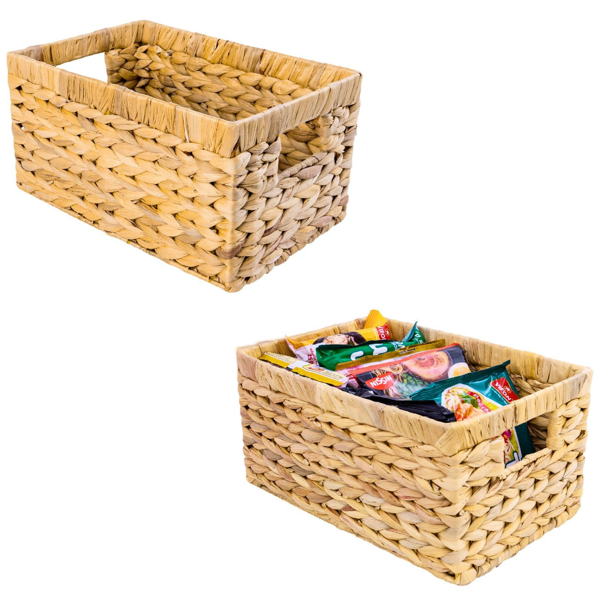 Water Hyacinth Storage Baskets (2 2)