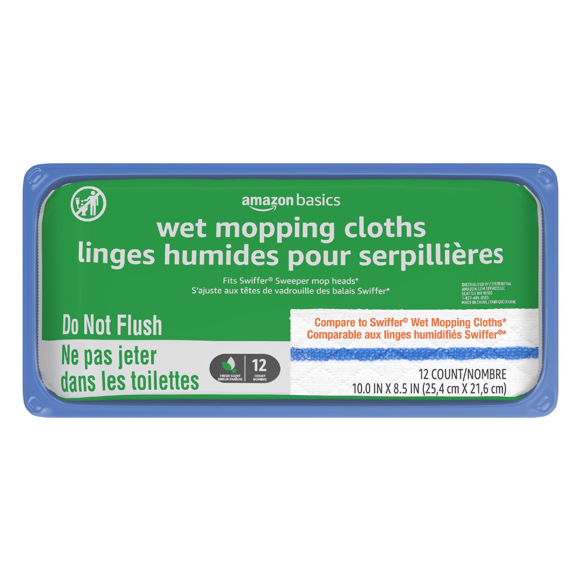 Wet Mopping Cloth Refills (12 Count)