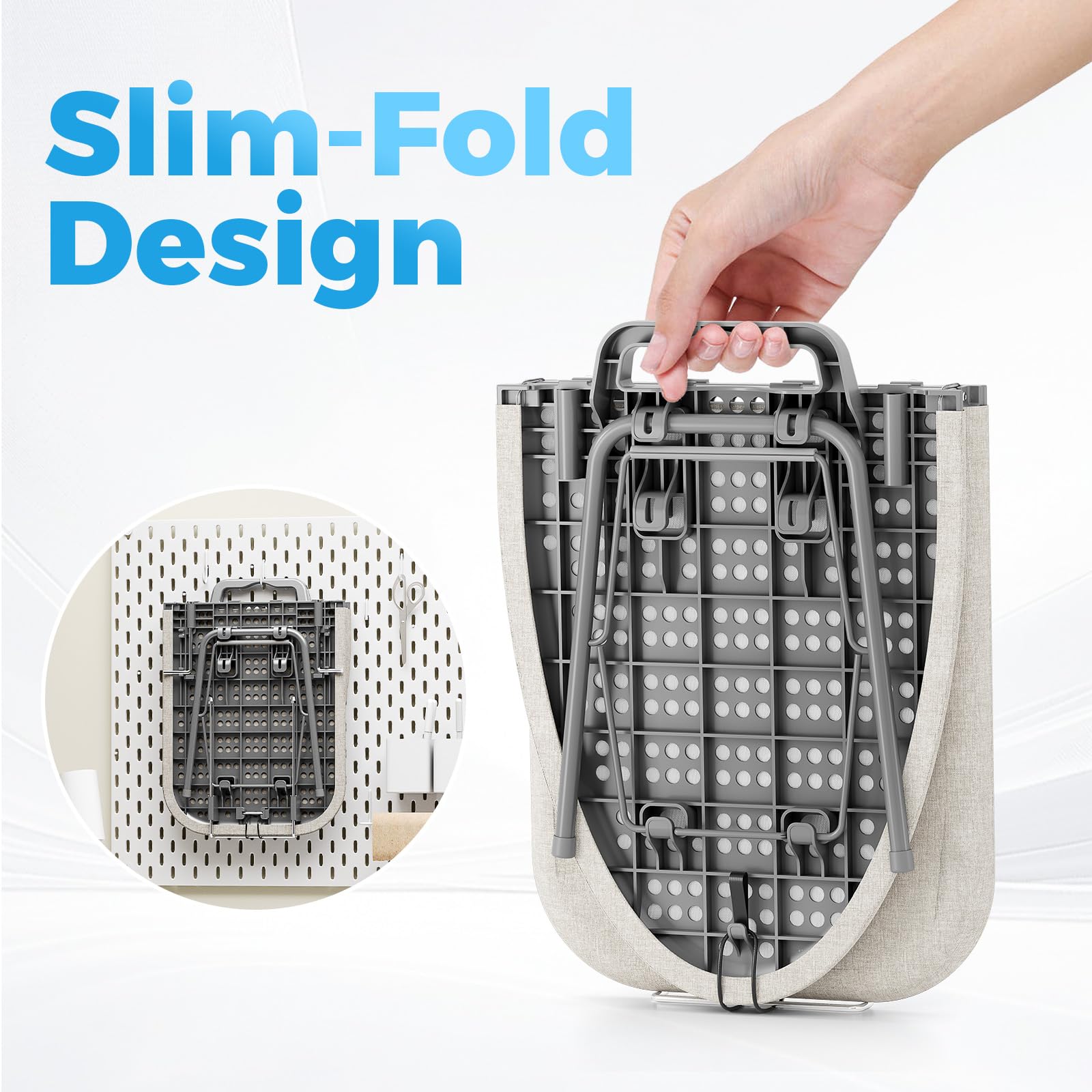 Small Ironing Board with Iron Rest