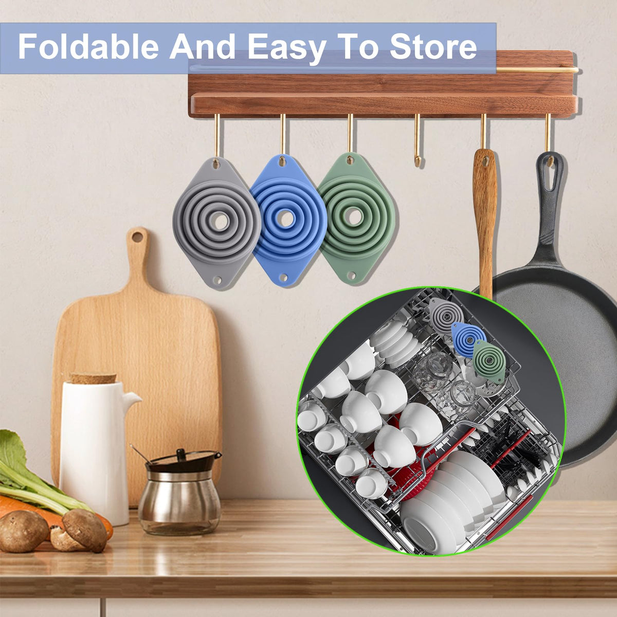 Kitchen Funnel Set 3 Pack (3 Count)