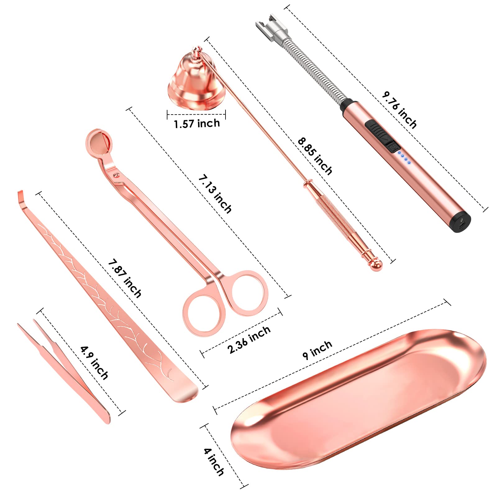 6 in 1 Candle Accessory Set