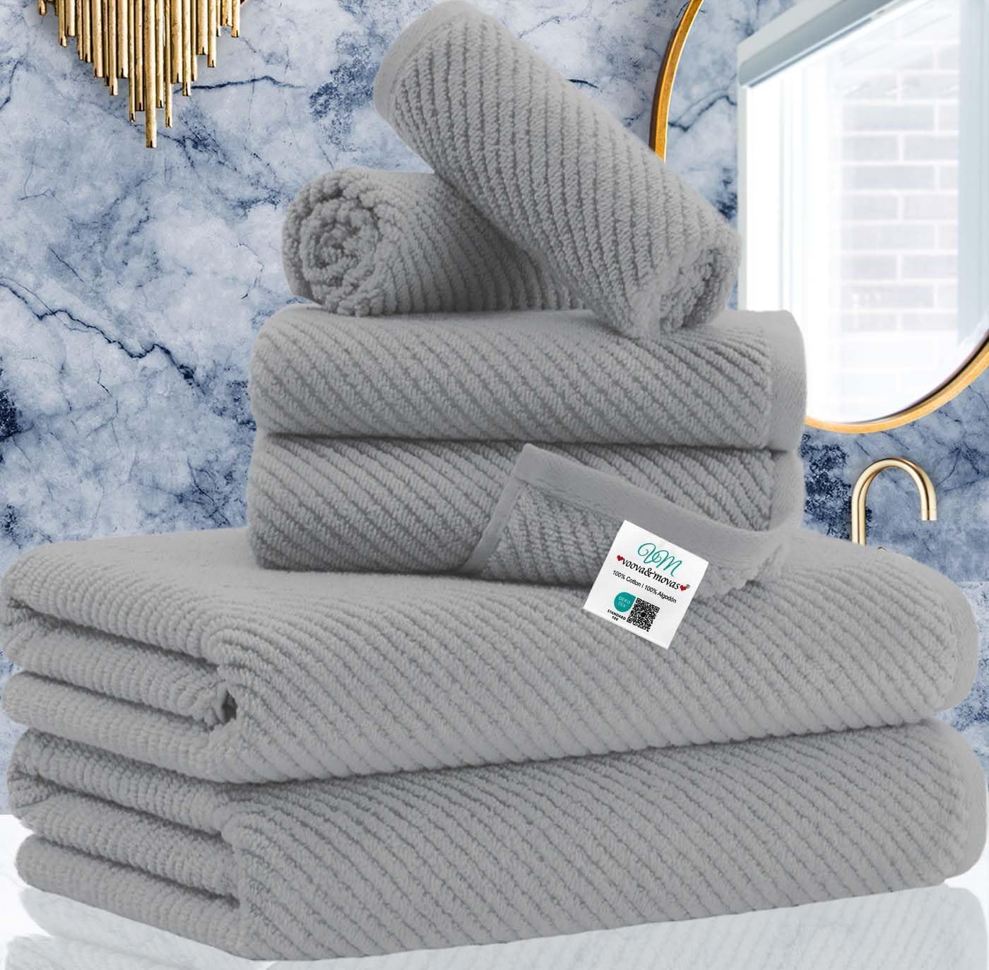 6PC Towel Set (6 Count)