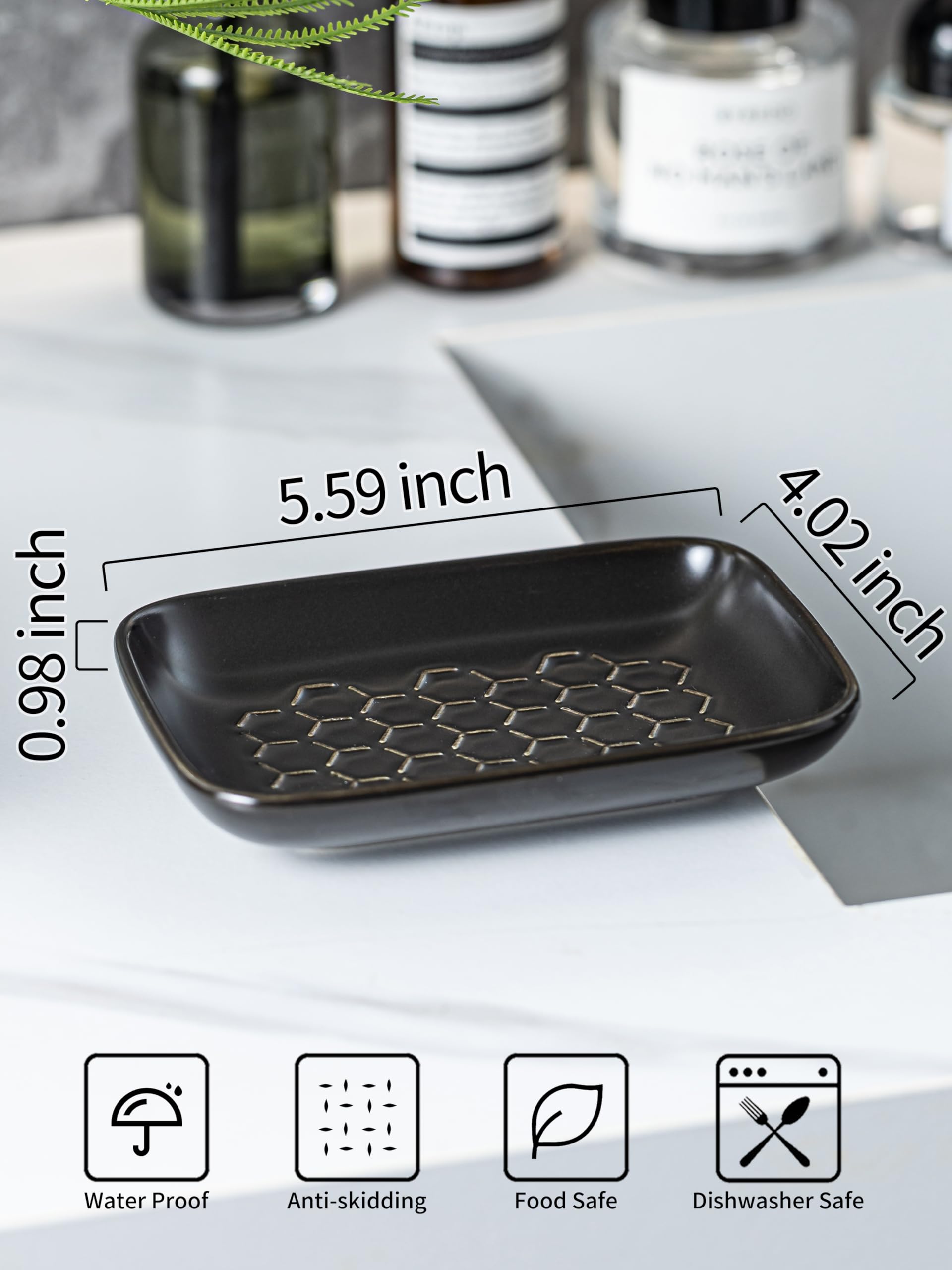 Ceramic Soap Dish for Shower