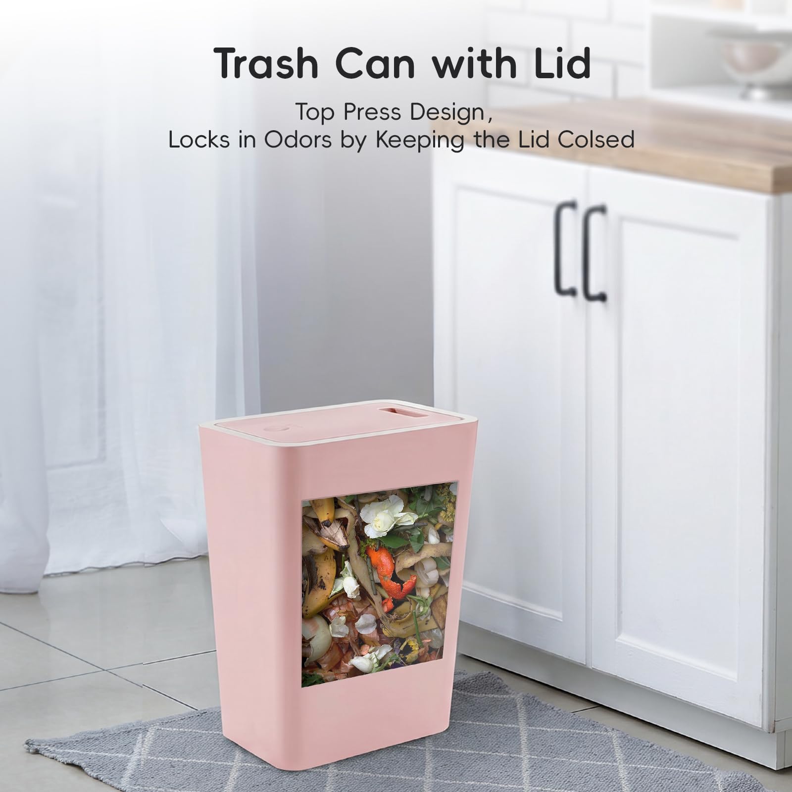 4 Gallon Trash Can 3 Packs (3 Count)
