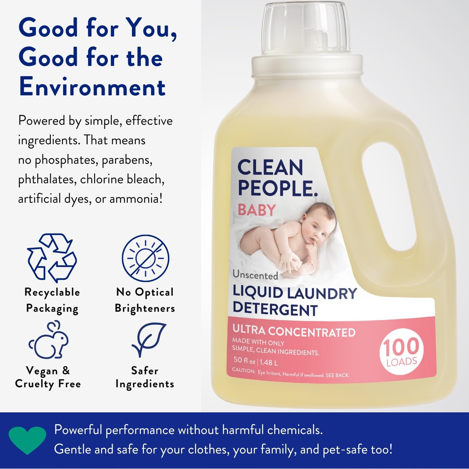 Liquid Laundry Detergent (50 Fl Oz)