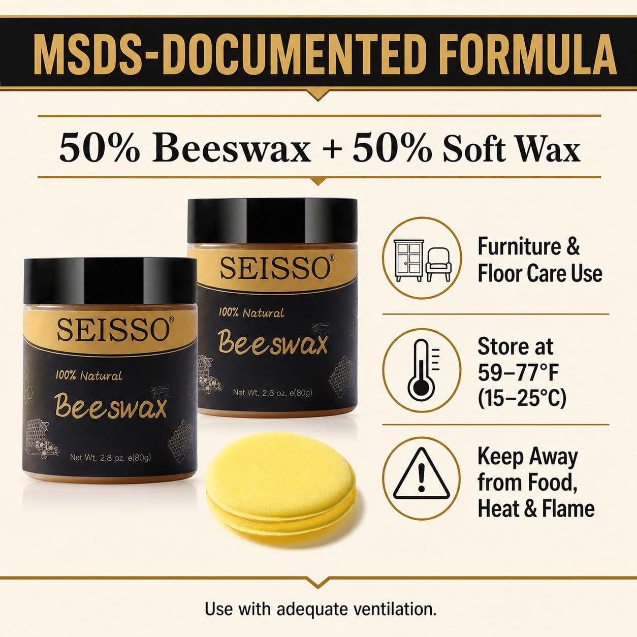 Beeswax Furniture Polish (5.7 Ounce)