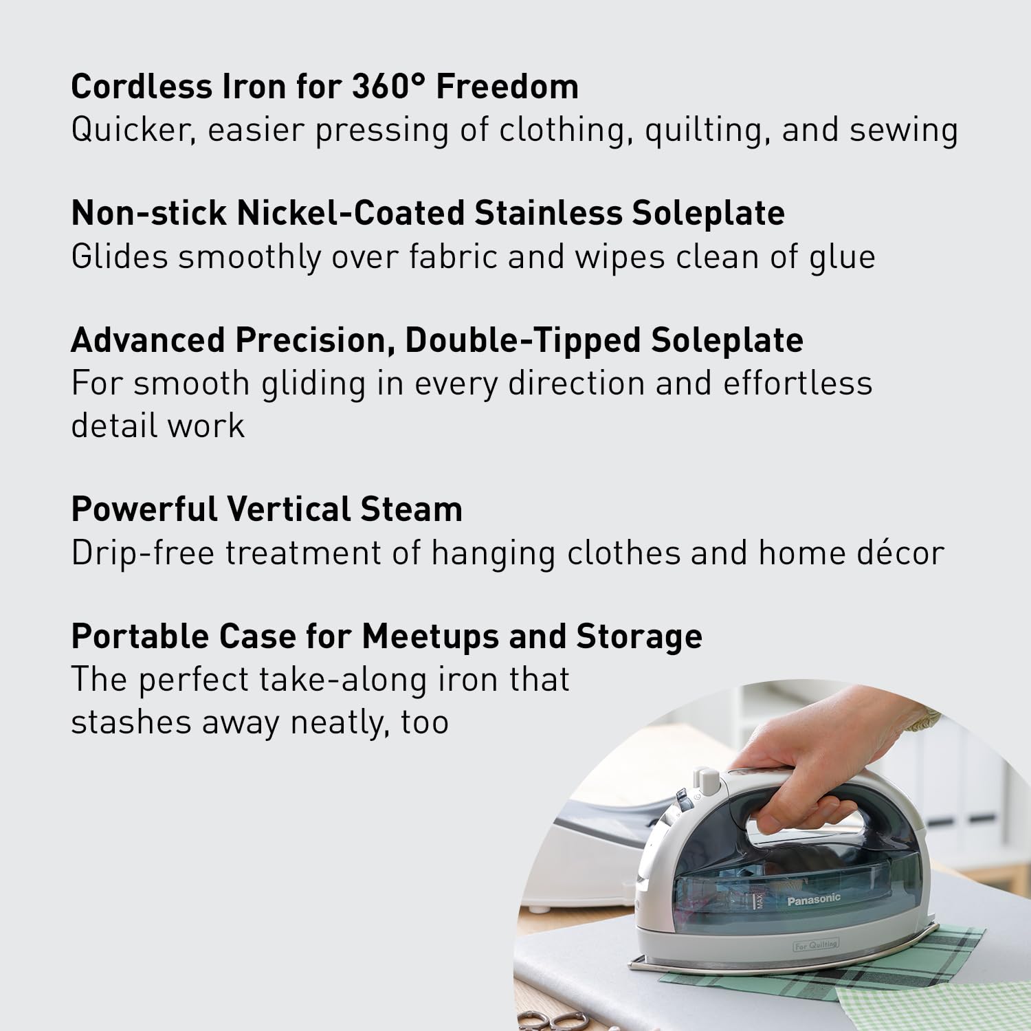 NI QL1100L Cordless Steam