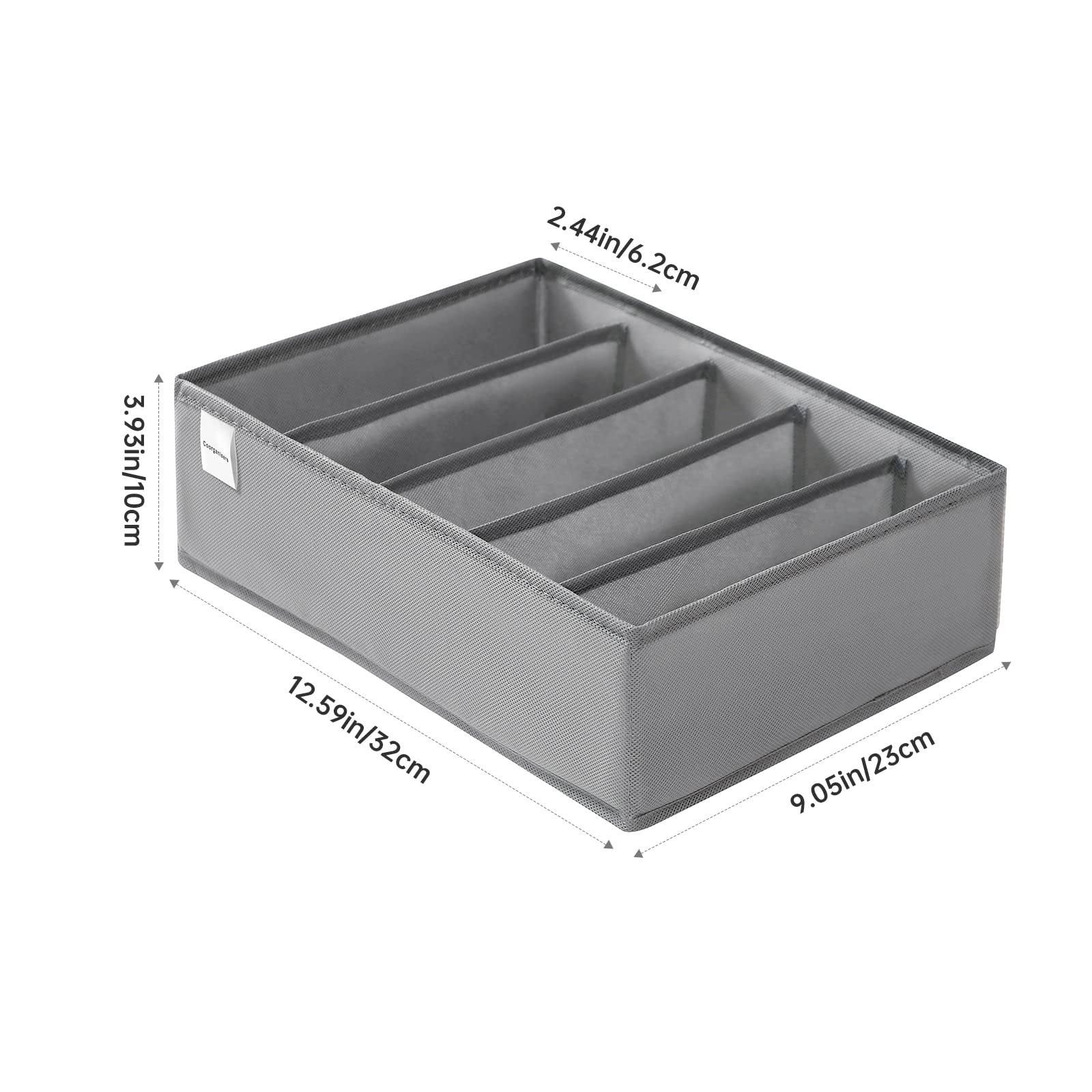 4 Packs T shirt Drawer Organizers for Clothing (4 Count)