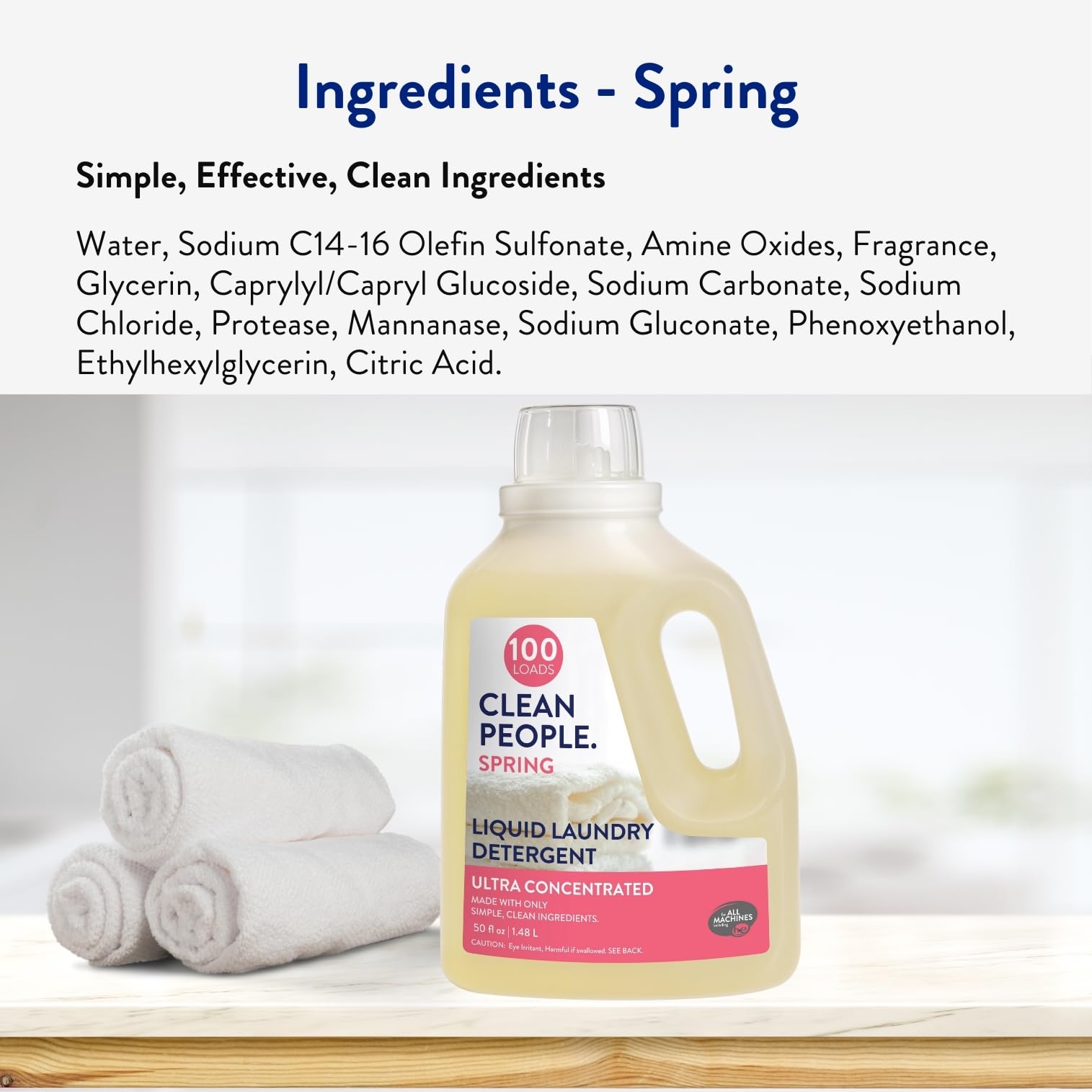 Liquid Laundry Detergent (50 Fl Oz)