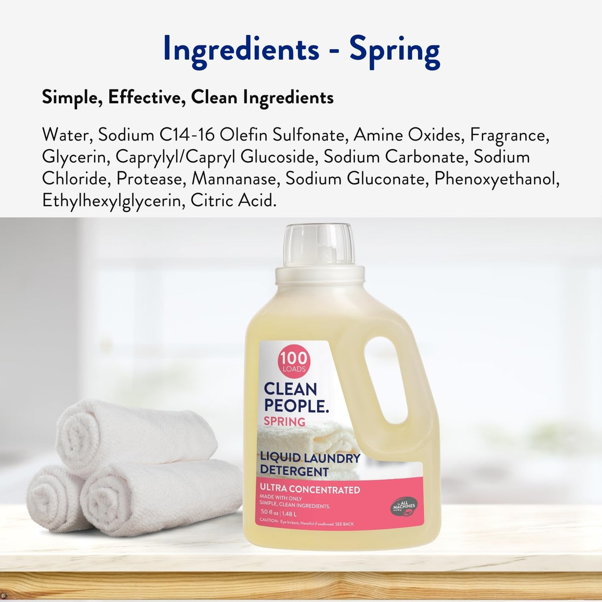 Liquid Laundry Detergent (100 Fl Oz)