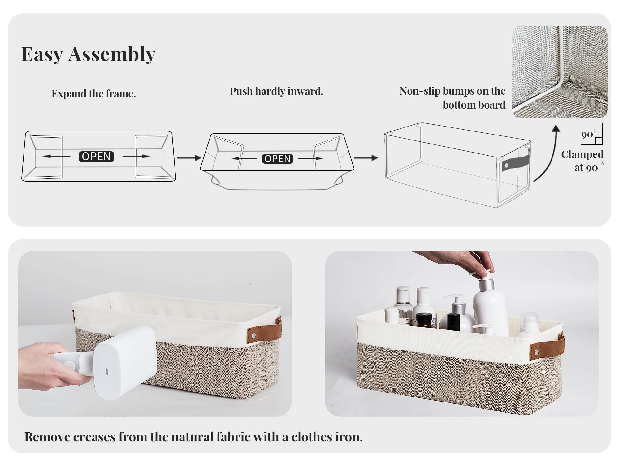 Narrow Storage Bins (2 Count)