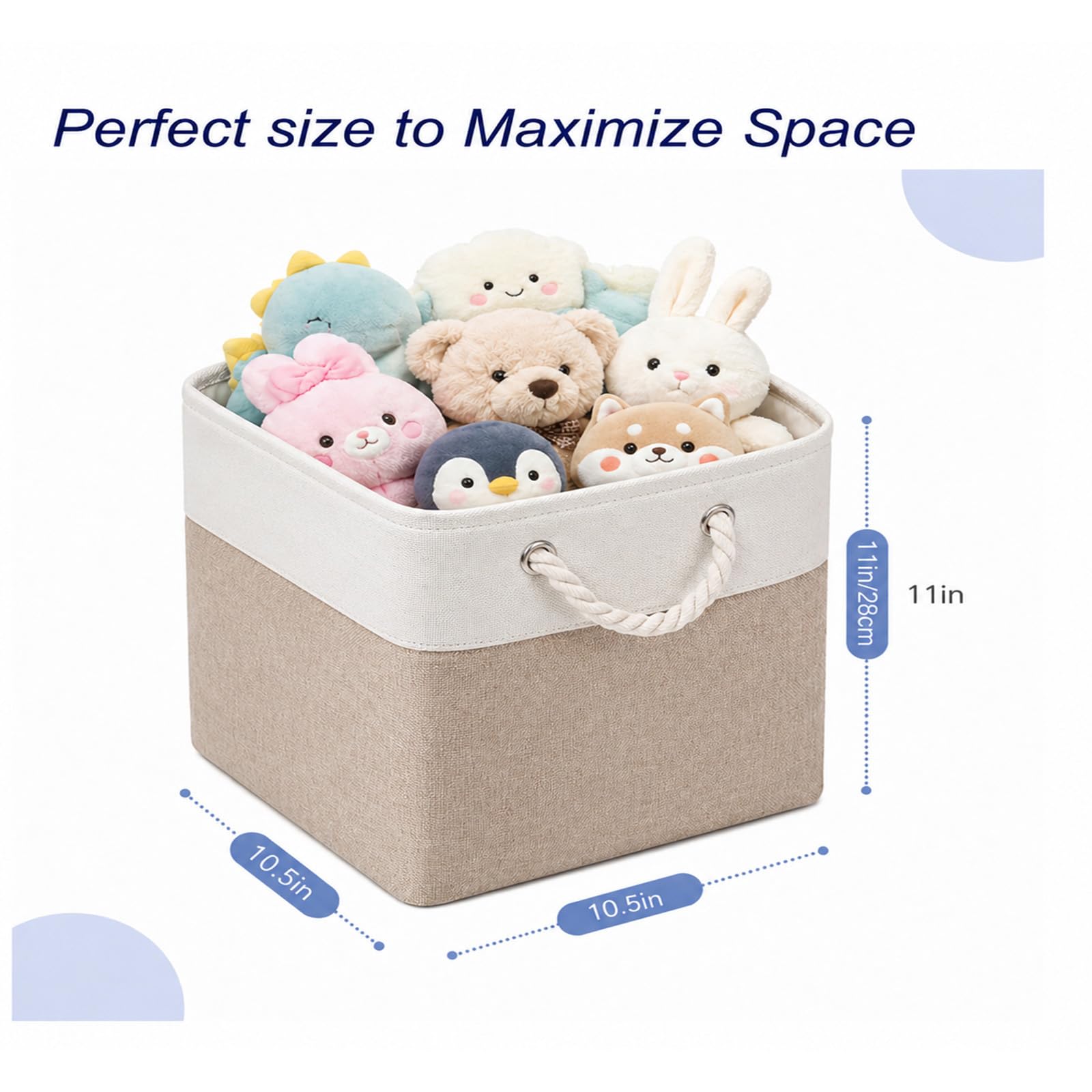 Cube Storage Bins (6 Count)