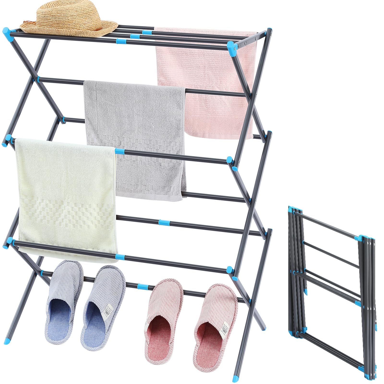 Oversize 3 Tier Clothes Drying Rack