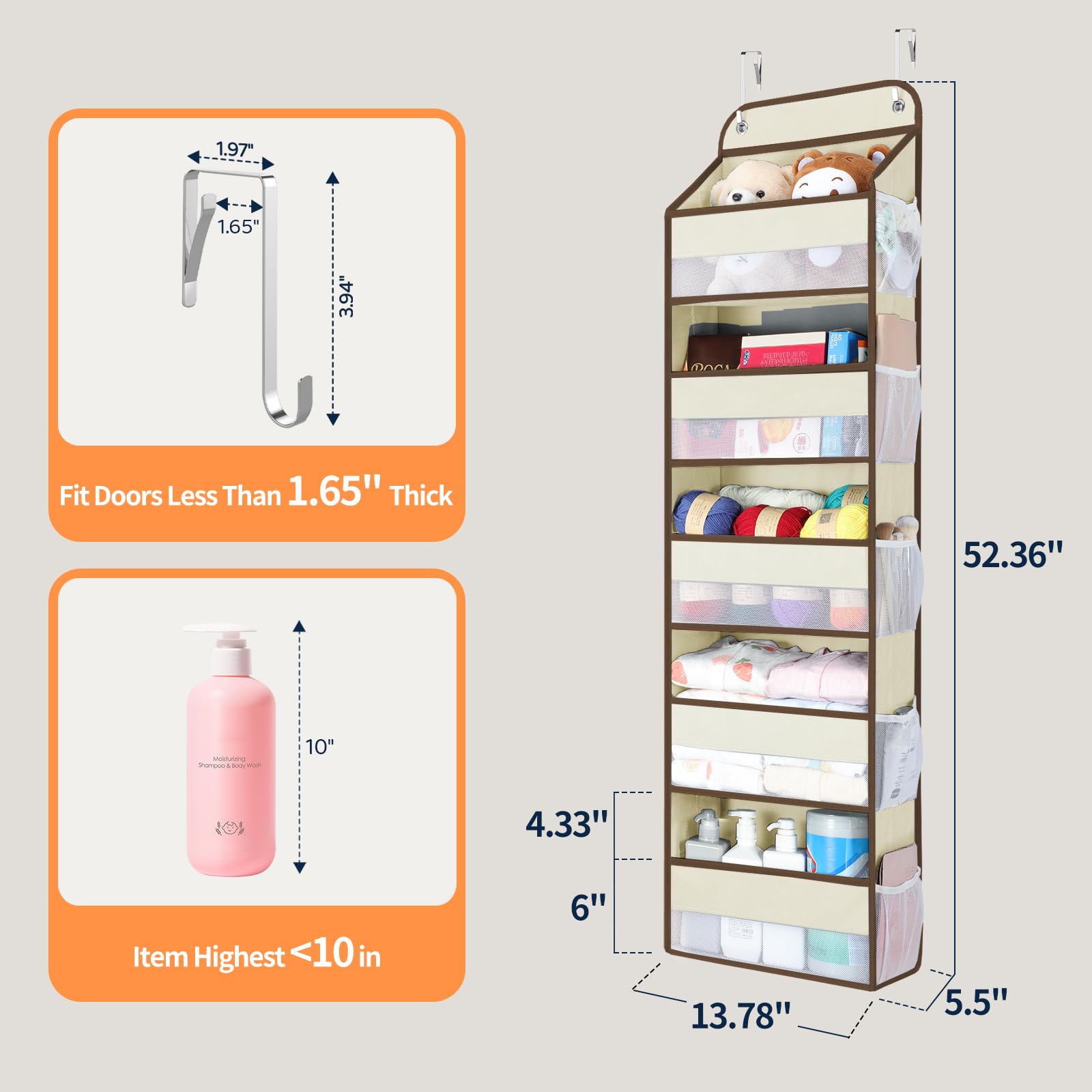 Over The Door Organizer Storage