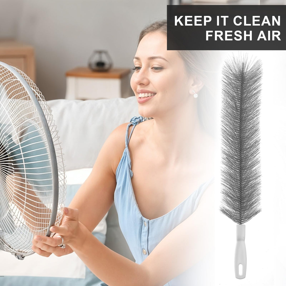 2 Pcs Fan Cleaner Brushes (2 Count)