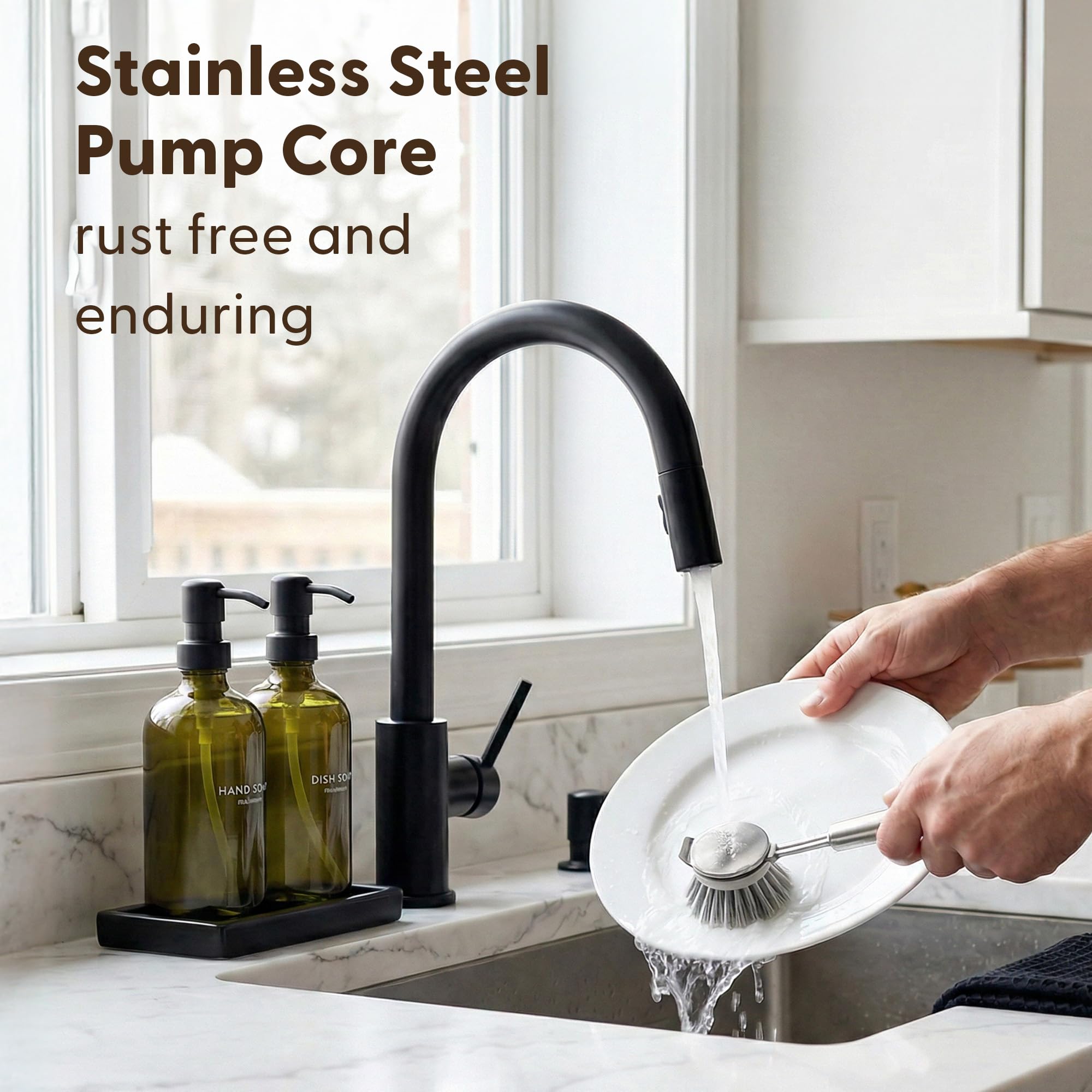 Kitchen Soap Dispenser Set (3 Count)