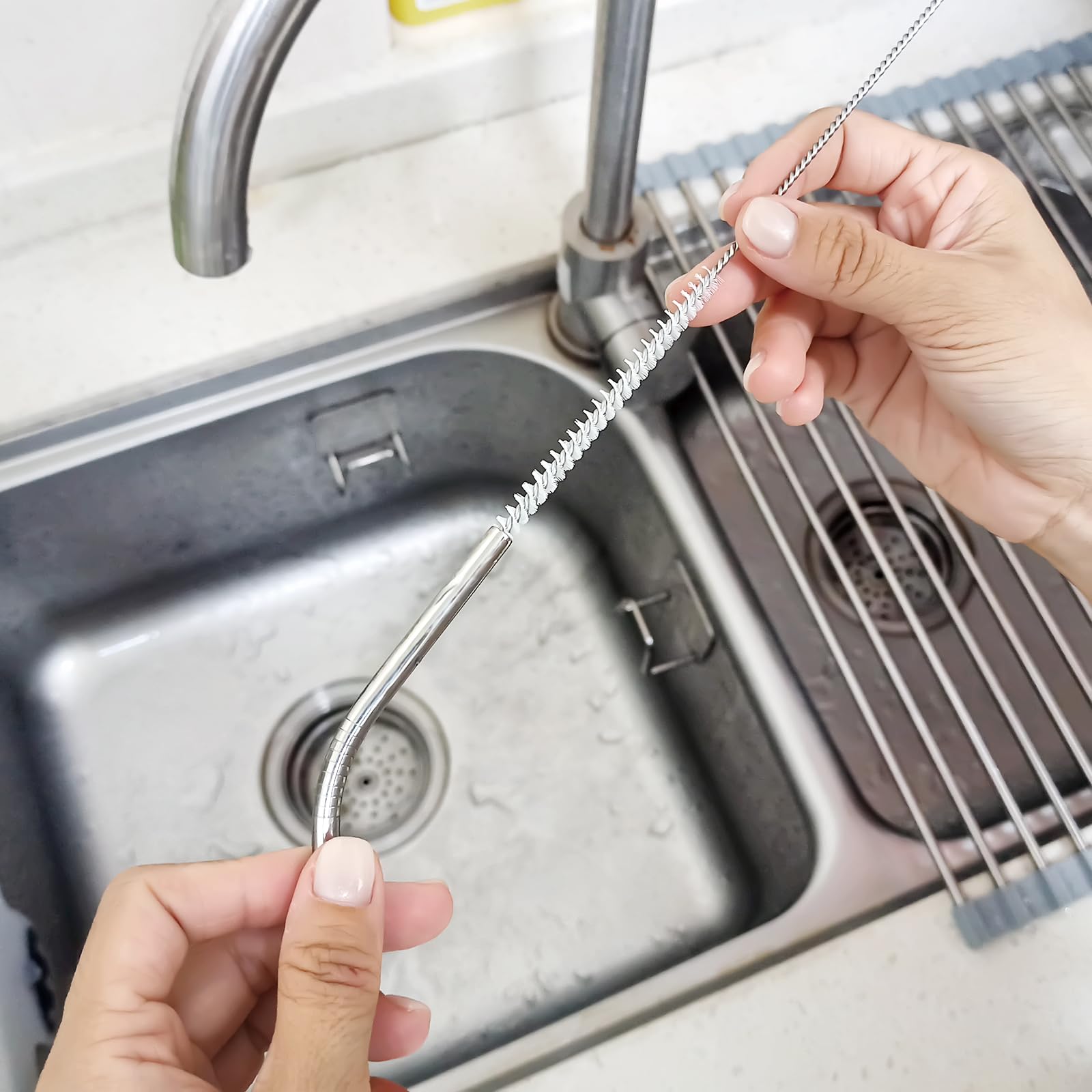 Reusable Straw Cleaner Brush Set (8 Count)