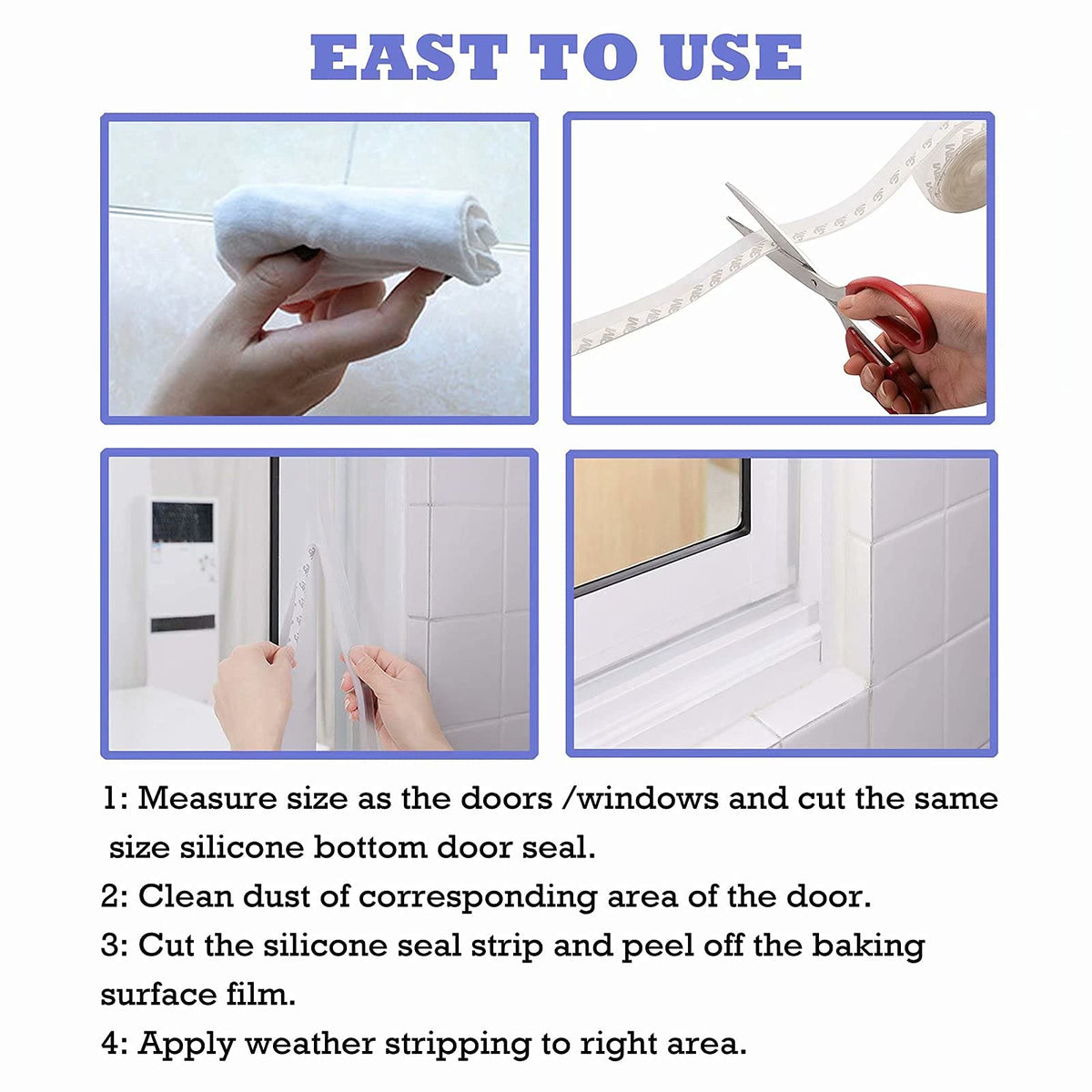 Weather Stripping Door Seal Strip (16 Foot)